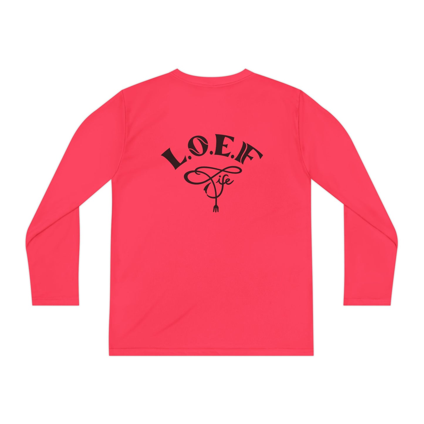 L.O.E.F Foodie 4Life Young Long Sleeve Tee  (Dark Blue)