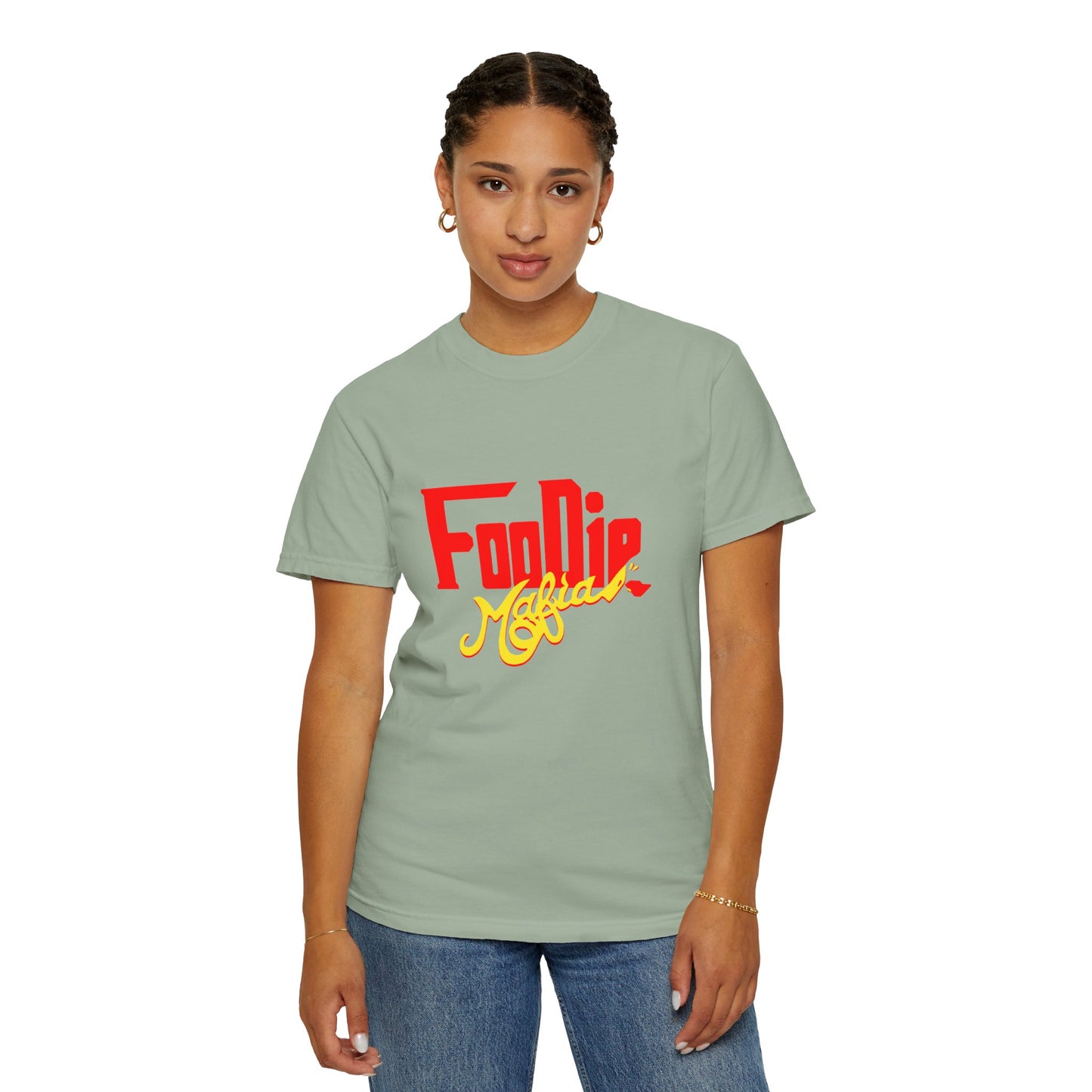 L.O.E.F Red Foodie Mafia Unisex Tee shirt (Bright Yellow)