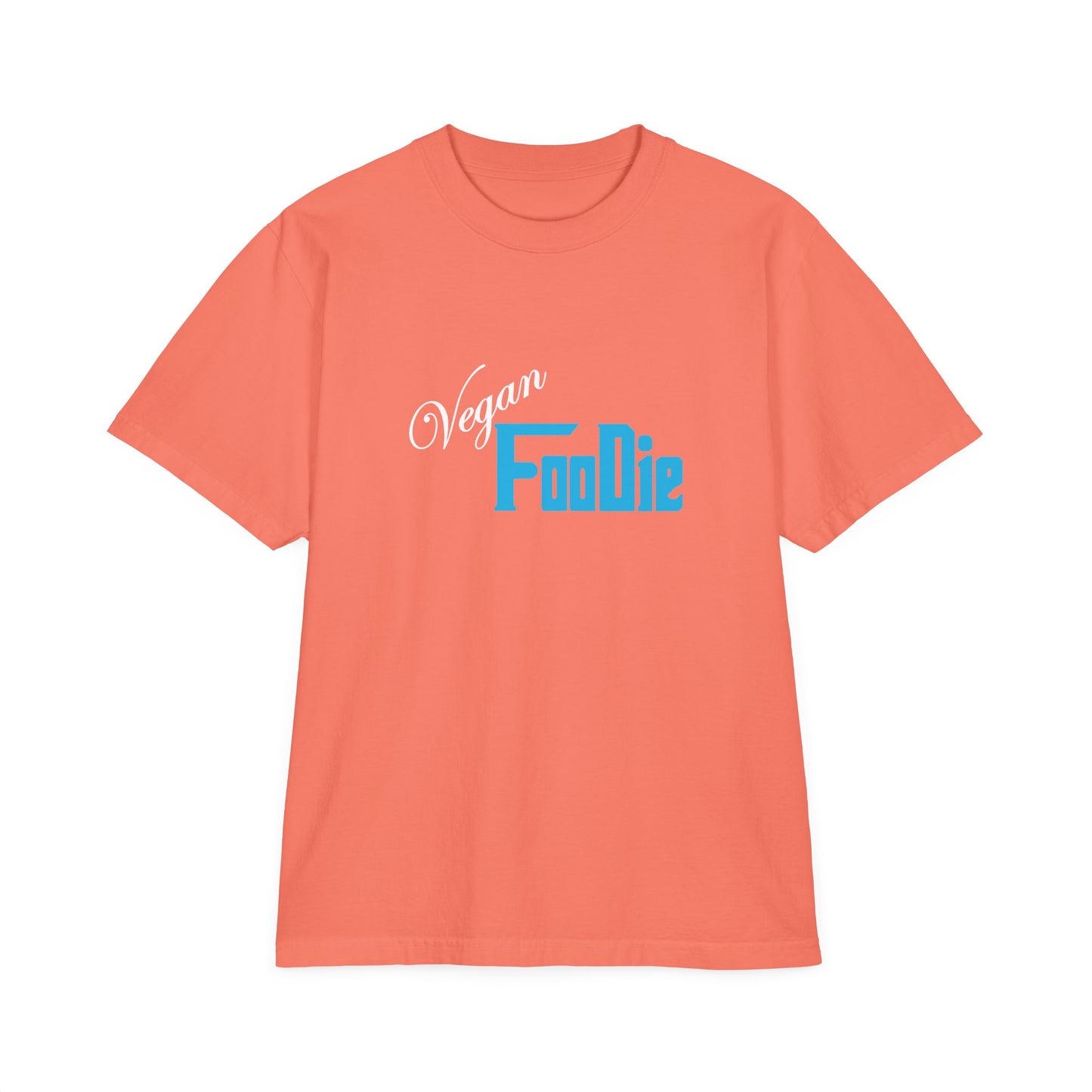 L.O.E.F Unisex Vegan Foodie Tee Shirt (Neon Blue)