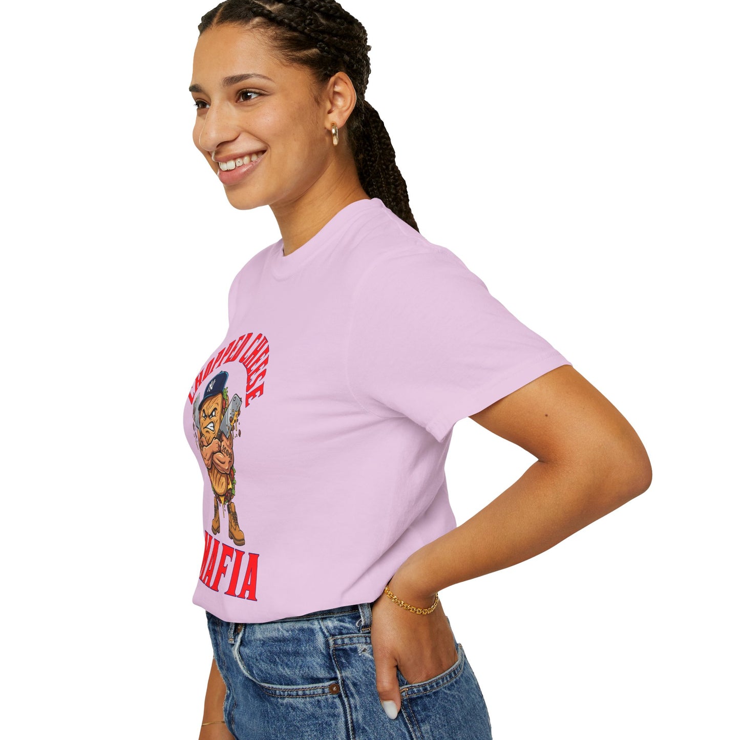 L.O.E.F Mafia Chopped Cheese Unisex Tee Shirt (Red)