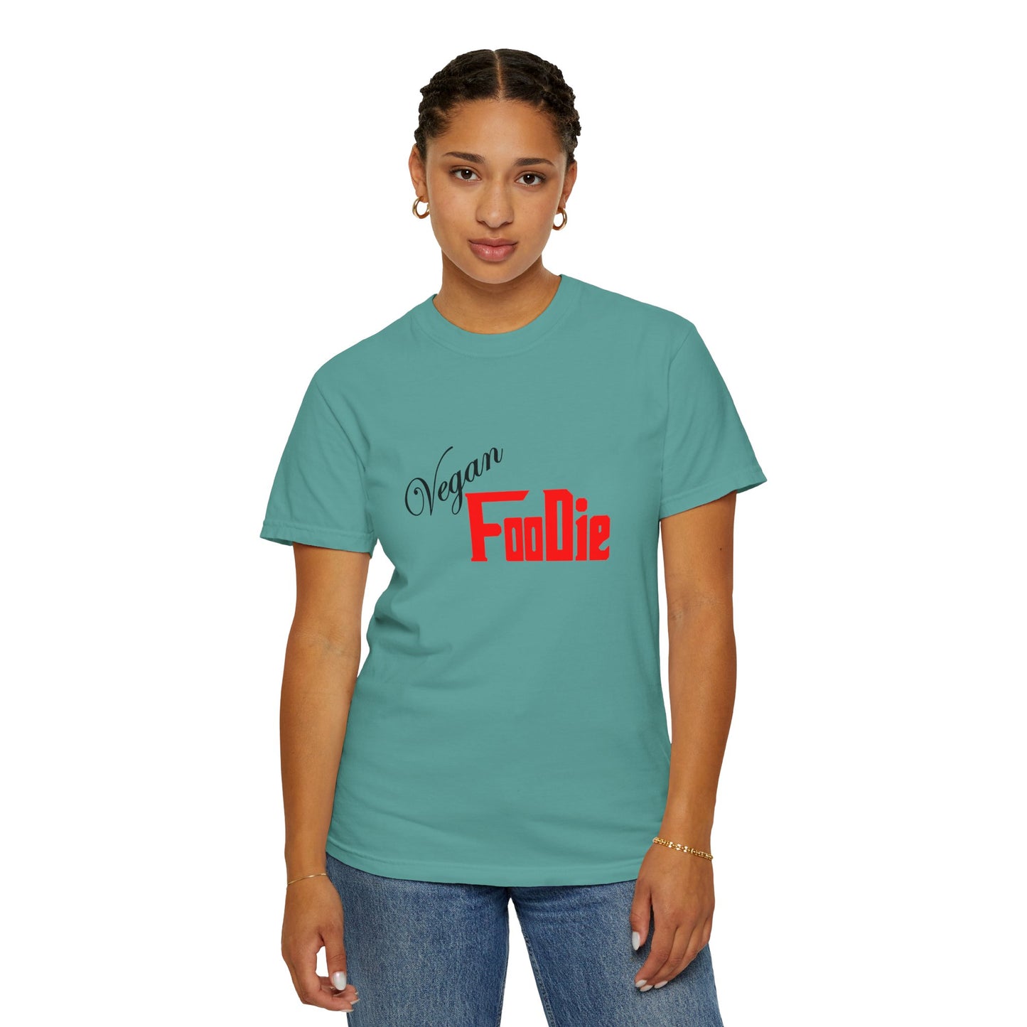 L.O.E.F Unisex Vegan Foodie Tee Shirt (Fiery Red)
