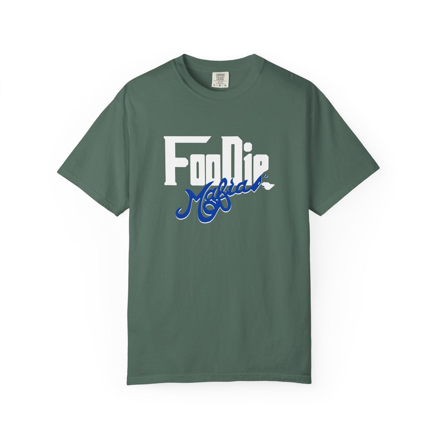 L.O.E.F Foodie Mafia Unisex Tee Shirt  (Dark Blue)