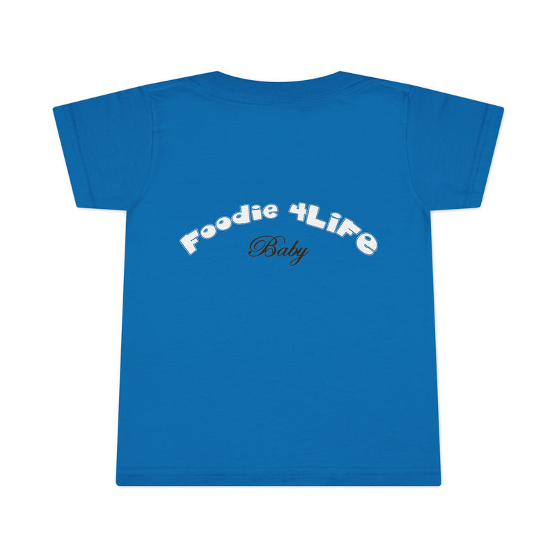 L.O.E.F Foodie 4Life Baby Tee Shirt (White)