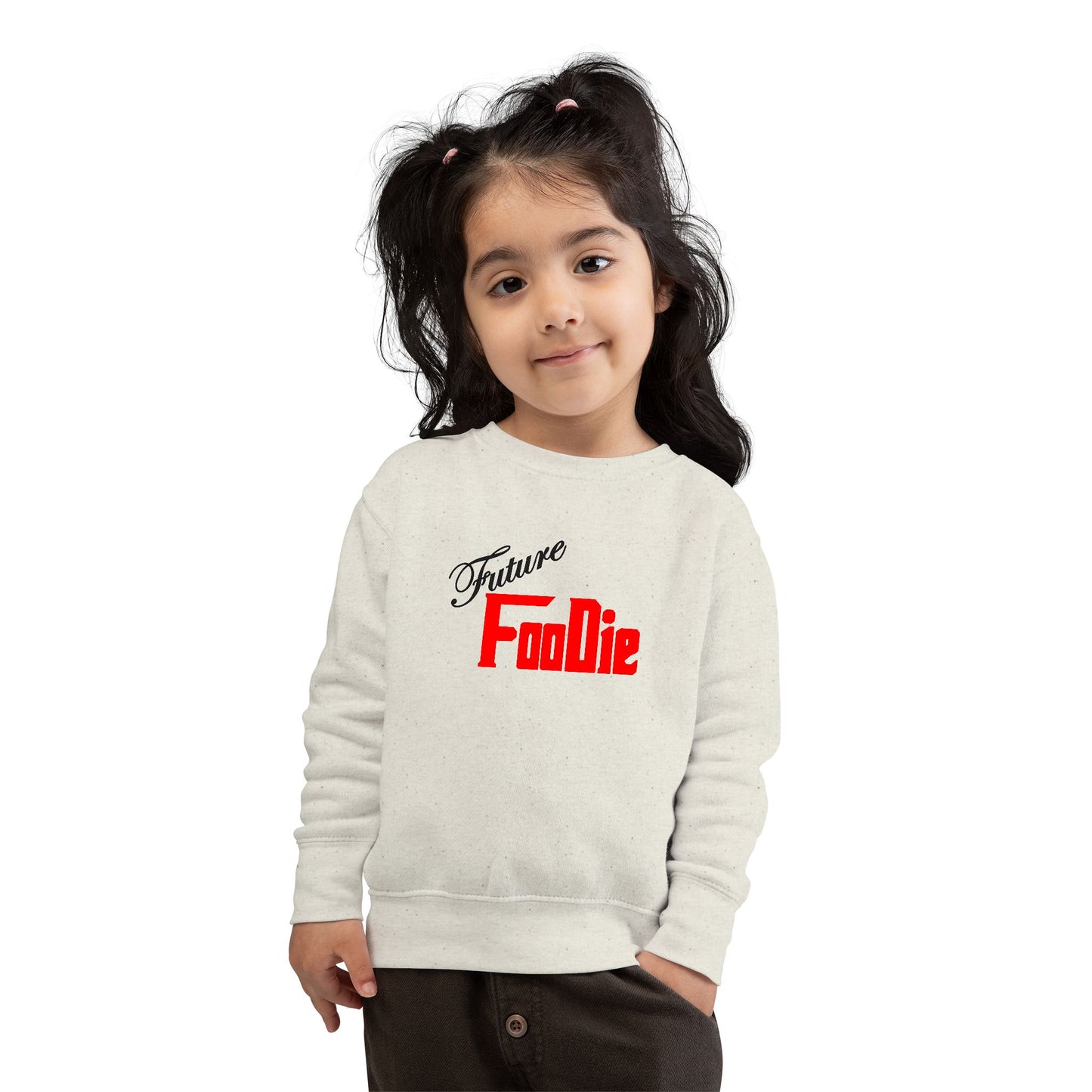 L.O.E.F Future Foodie Toddler Sweatshirt (Fiery Red)