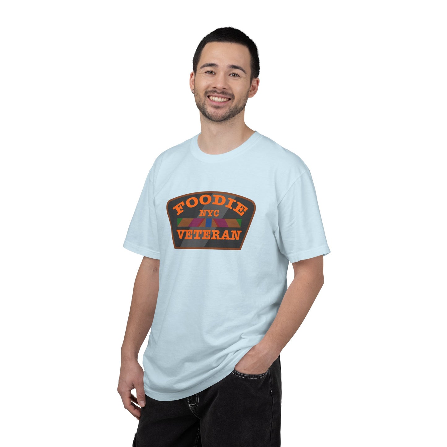L.O.E.F Foodie Veteran NYC Unisex Tee Shirt (Orange)