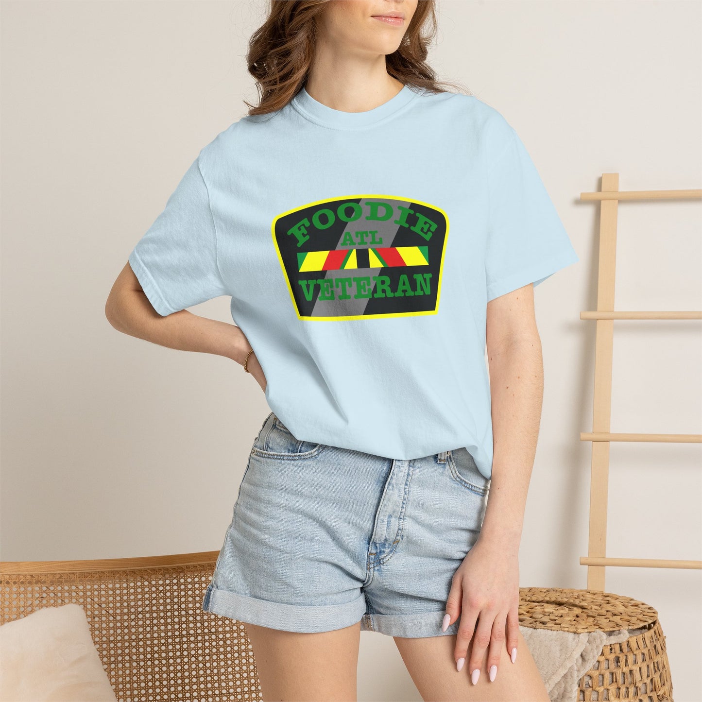 L.O.E.F Foodie Veteran ATL Unisex Tee Shirt (Green)