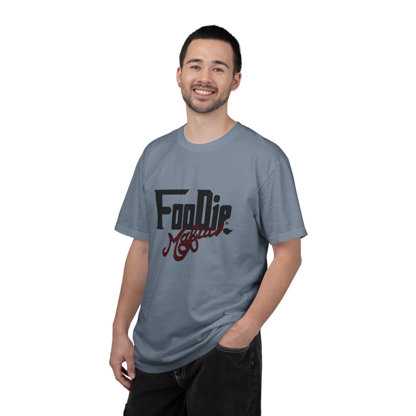 L.O.E.F Foodie Mafia Unisex Tee shirt (Maroon)