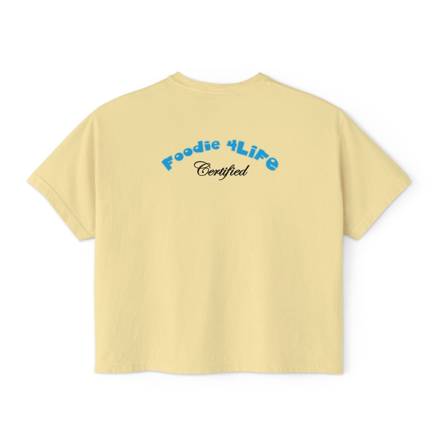 L.O.E.F Foodie 4Life Certified Boxy Tee (Sky Blue)