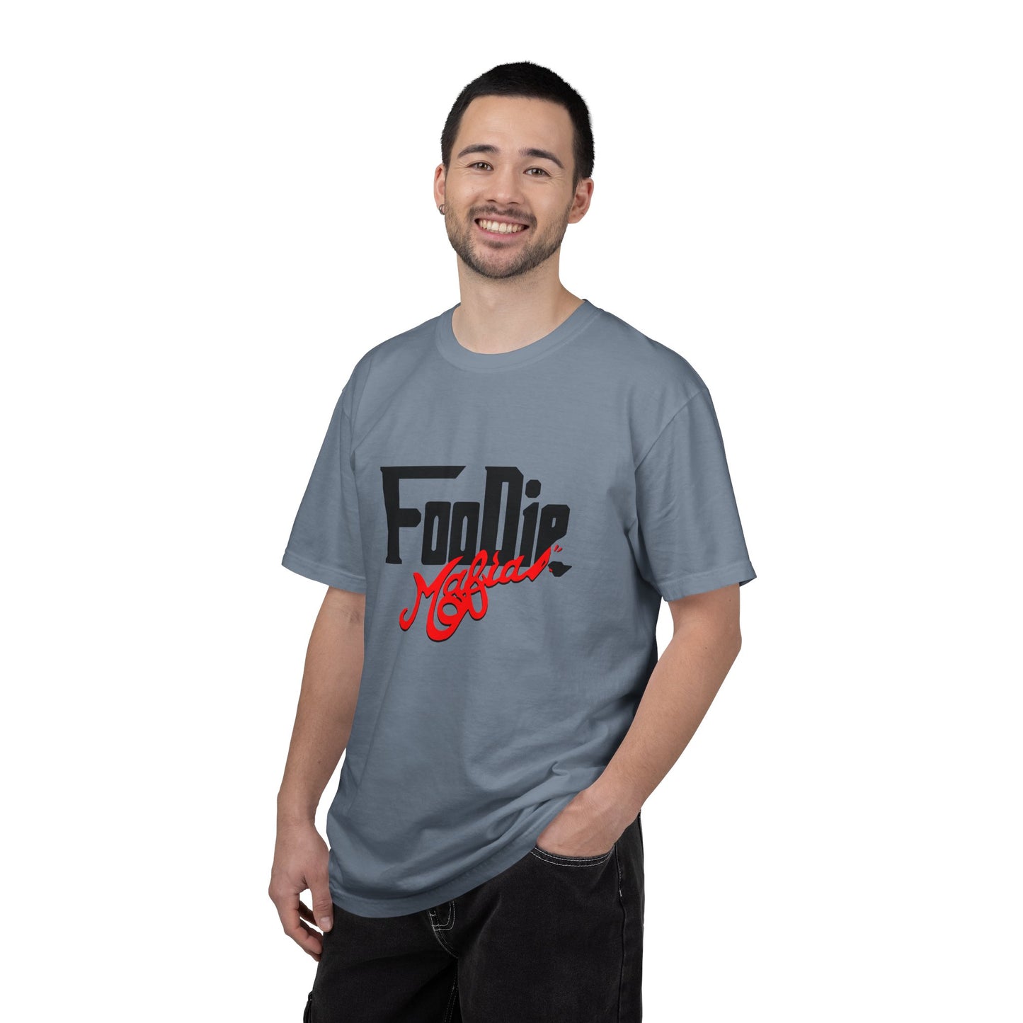 L.O.E.F Foodie Mafia Unisex Tee Shirt (Flat Red)