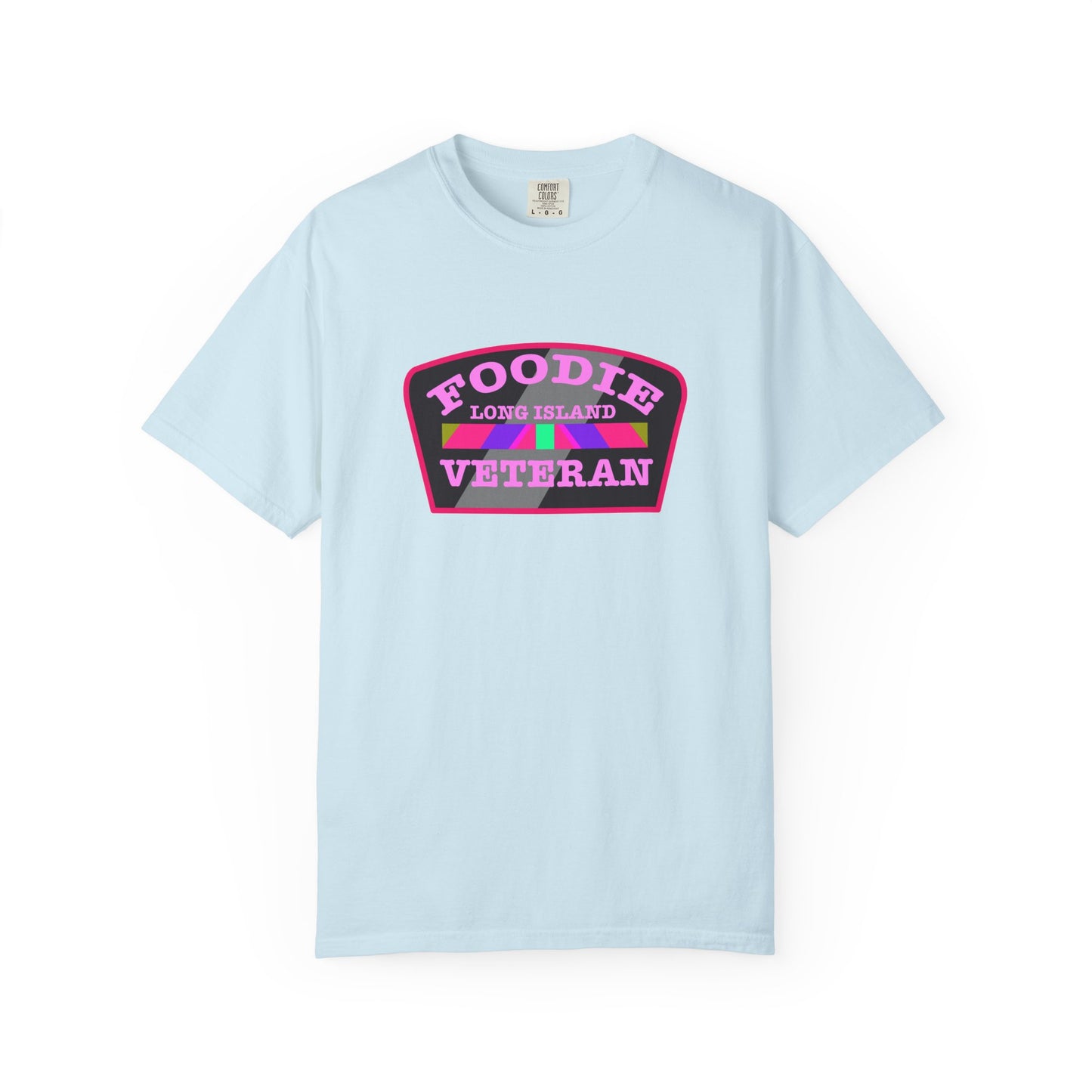 L.O.E.F Foodie Veteran Long Island Unisex Tee Shirt (Pink)