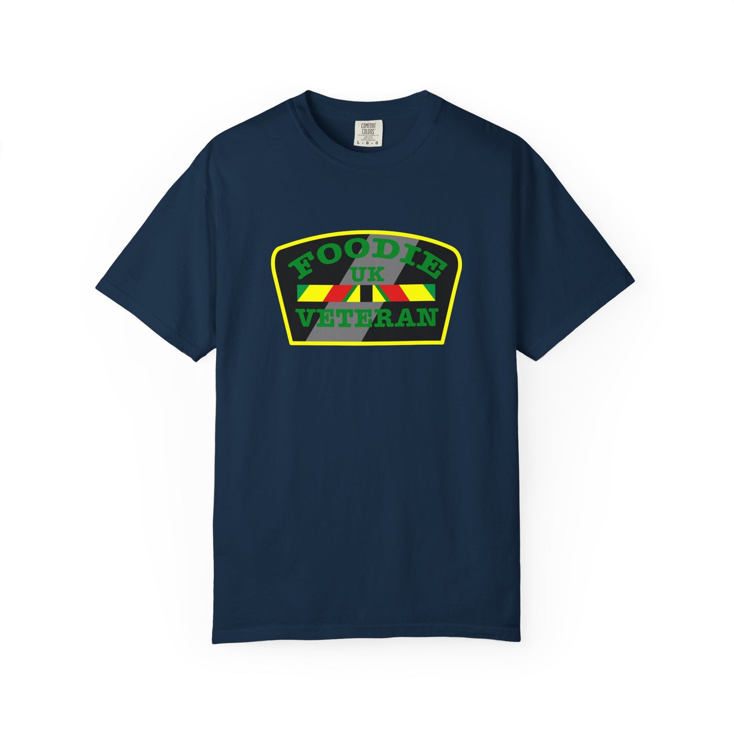 L.O.E.F Foodie Veteran UK Unisex Tee Shirt (Green)