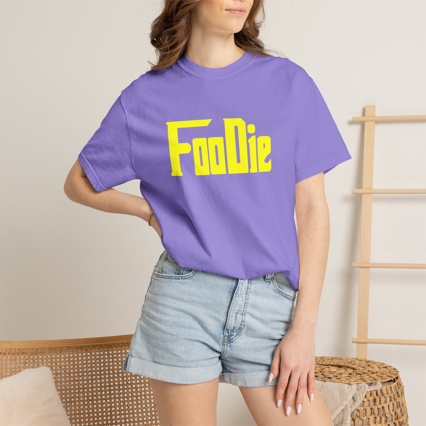 L.O.E.F Foodie Unisex Tee Shirt  (Yellow)