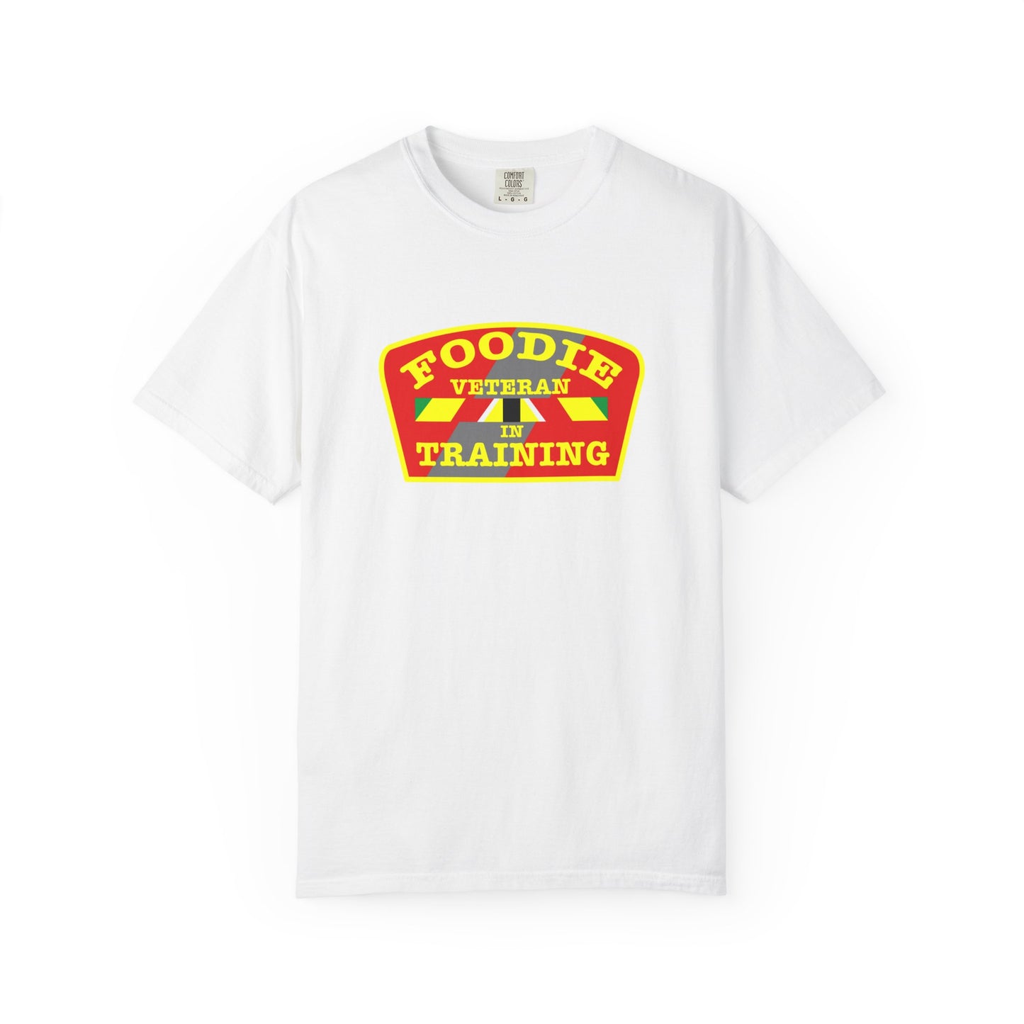L.O.E.F Foodie Veteran IN TRAINING Unisex Tee Shirt (Yellow)