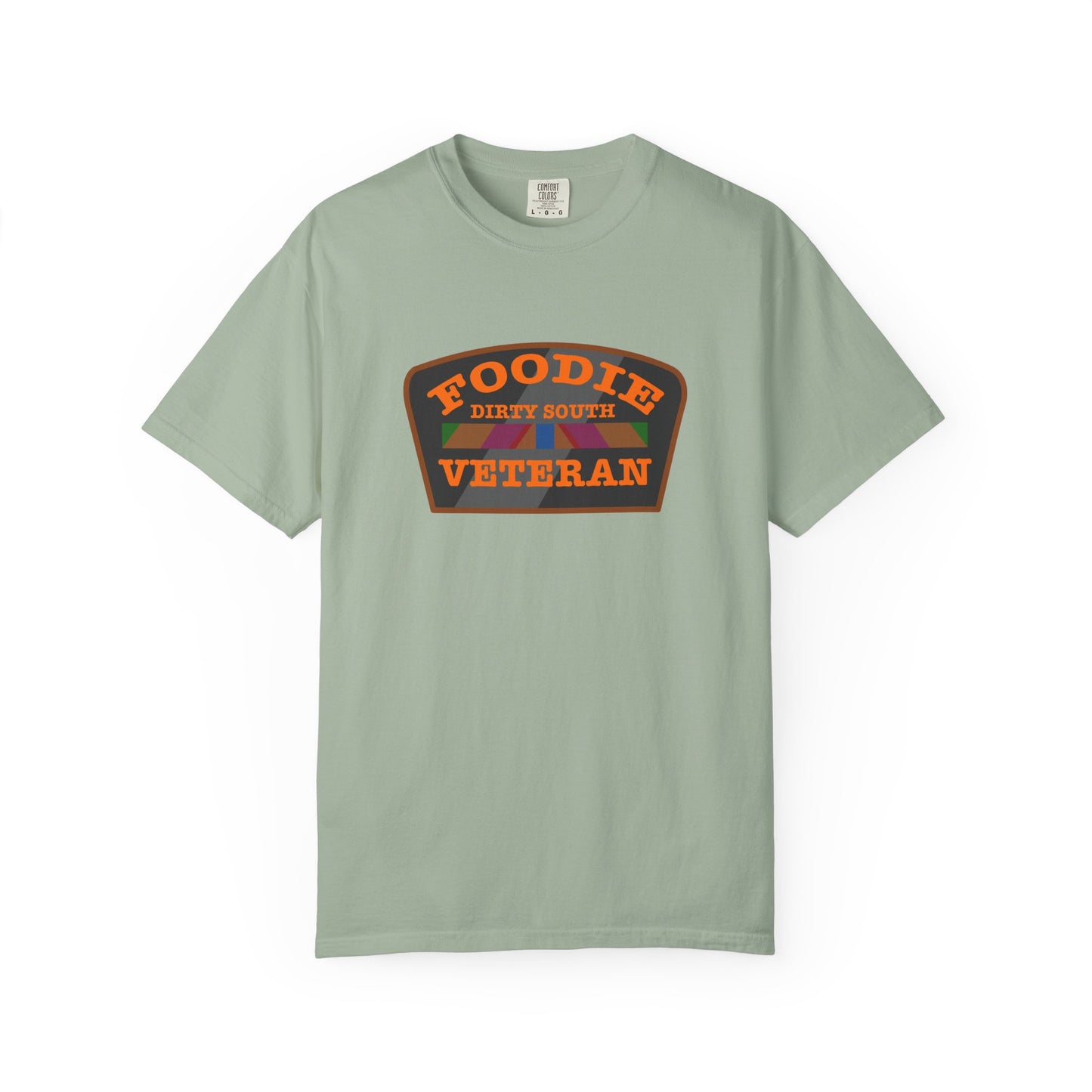 L.O.E.F Foodie Veteran DIRTY SOUTH Unisex Tee Shirt (Orange)