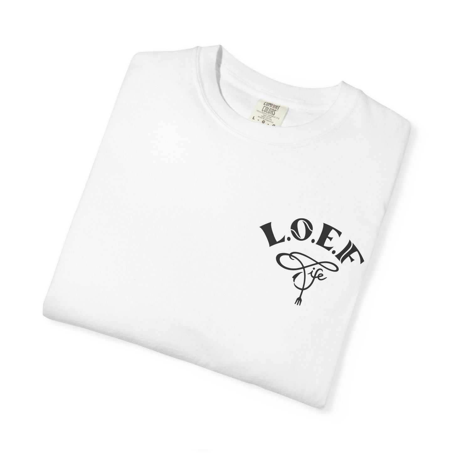 L.O.E.F Foodie 4Life Vegan Unisex Tee Shirt (Soft Pink)