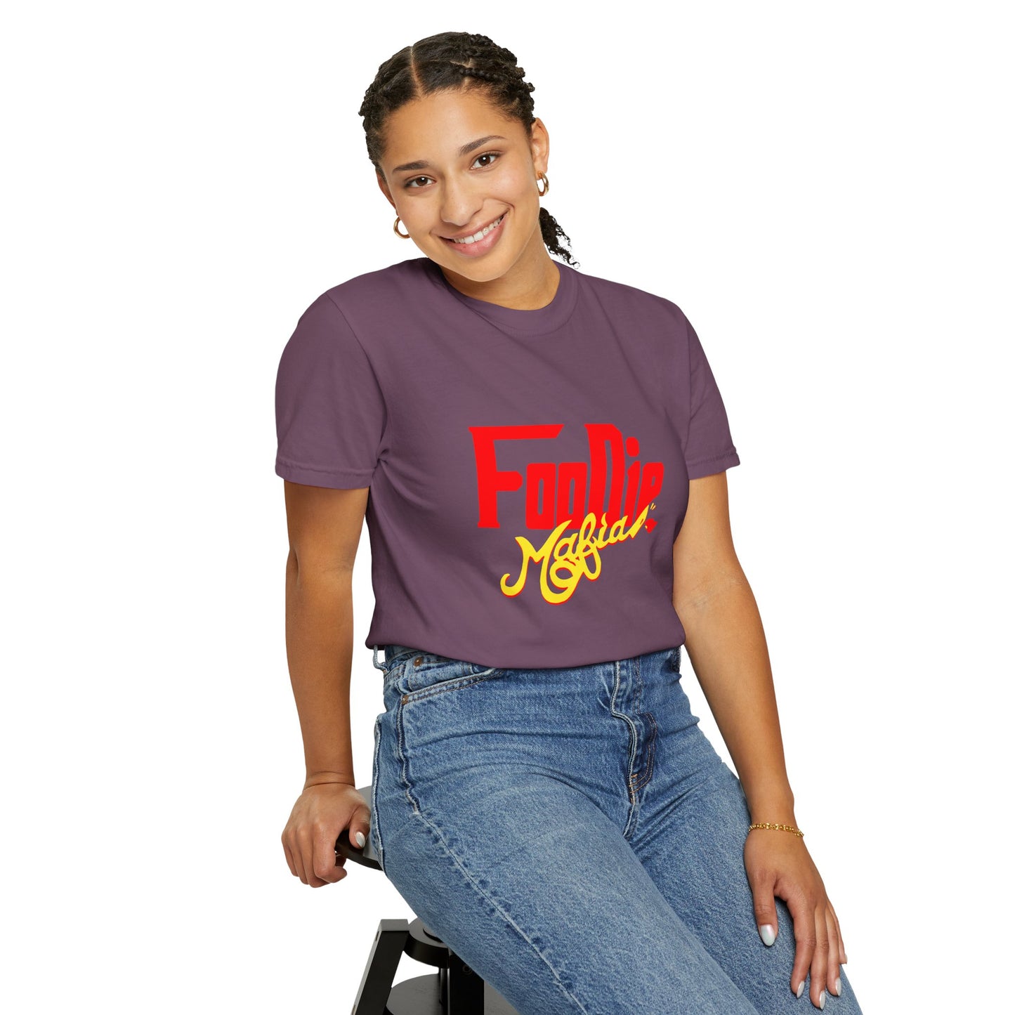 L.O.E.F Red Foodie Mafia Unisex Tee shirt (Bright Yellow)