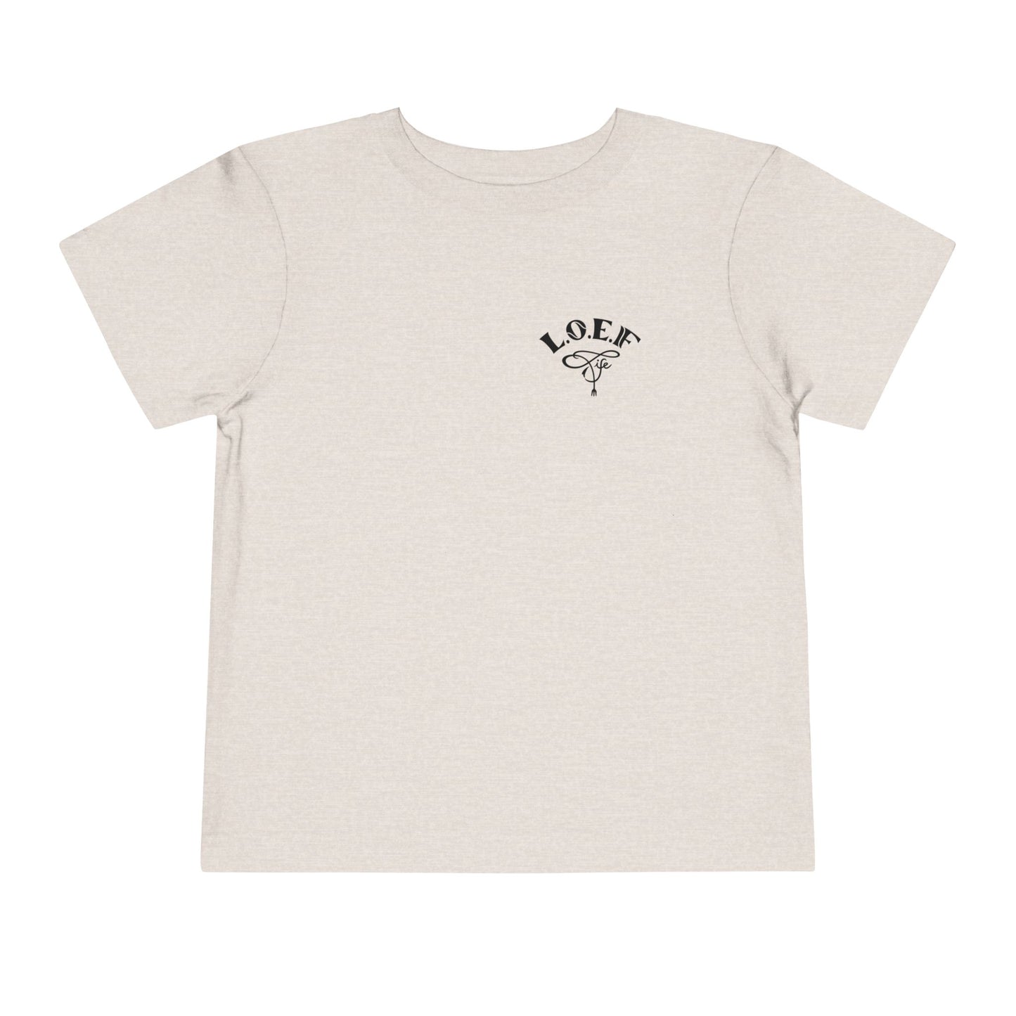 L.O.E.F Foodie 4Life Baby Short Sleeve Tee Shirt (Black)