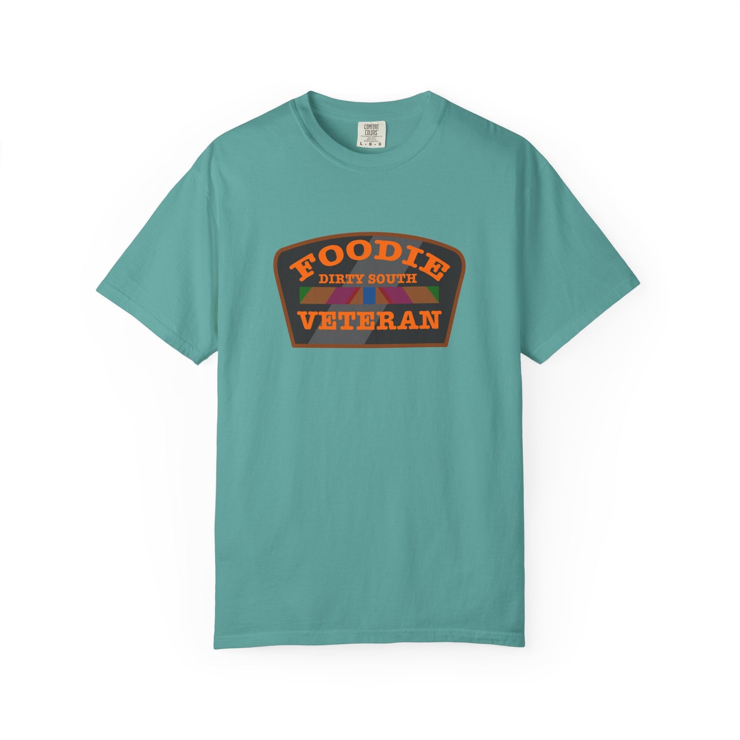 L.O.E.F Foodie Veteran DIRTY SOUTH Unisex Tee Shirt (Orange)