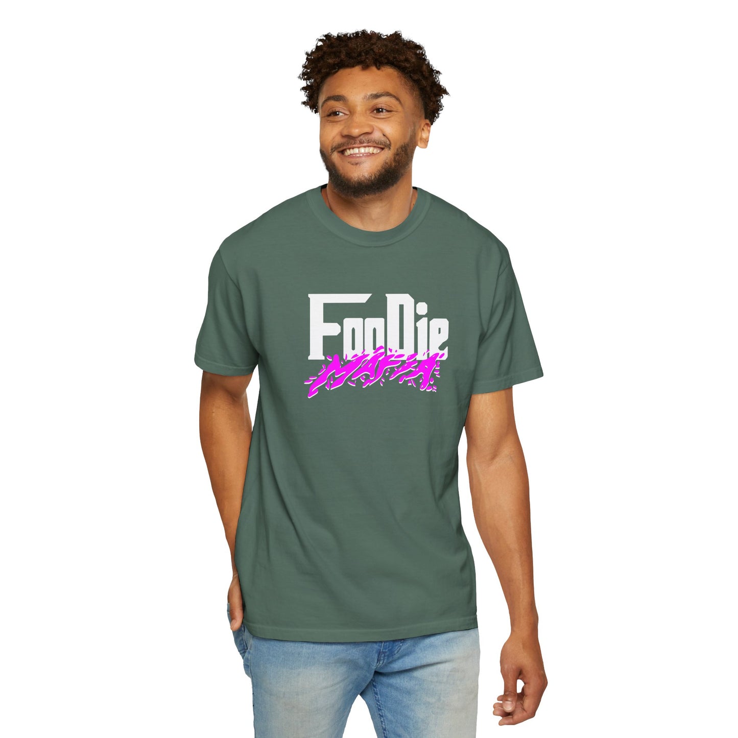 L.O.E.F Foodie Mafia Unisex Tee Shirt  (Purple)