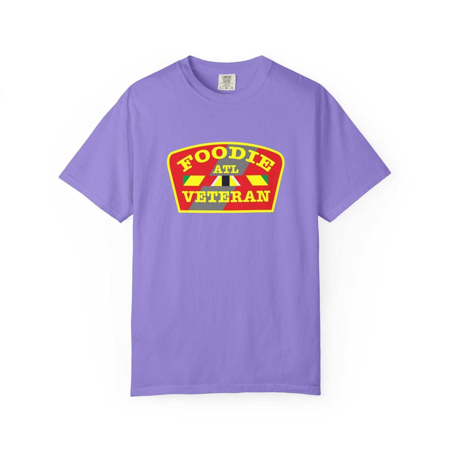 L.O.E.F Foodie Veteran ATL Unisex Tee Shirt (Yellow)
