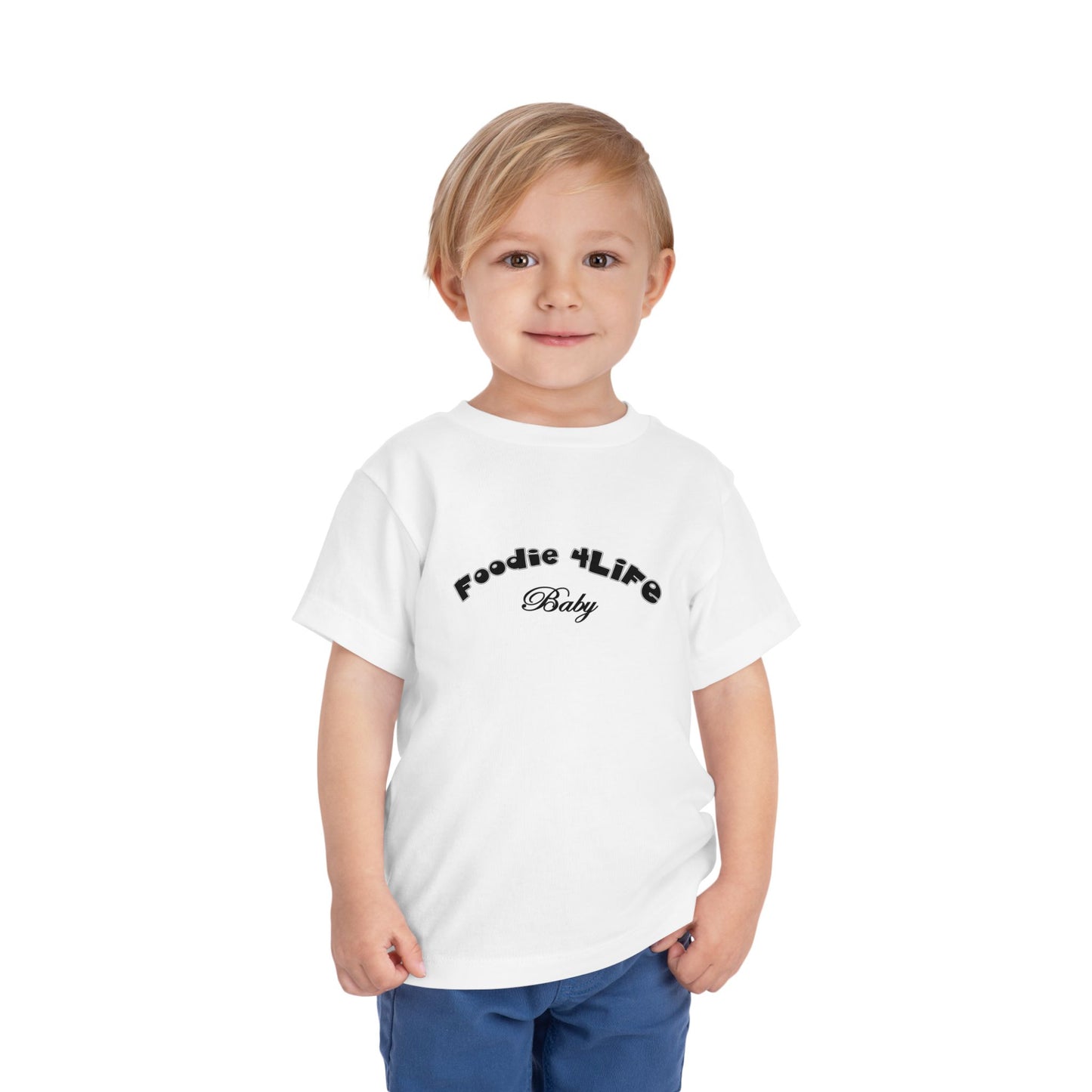 L.O.E.F Foodie 4Life Baby Tee Shirt  (Black)