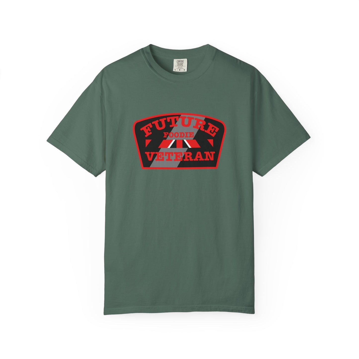 L.O.E.F Future Foodie Veteran Unisex Tee Shirt (Red)