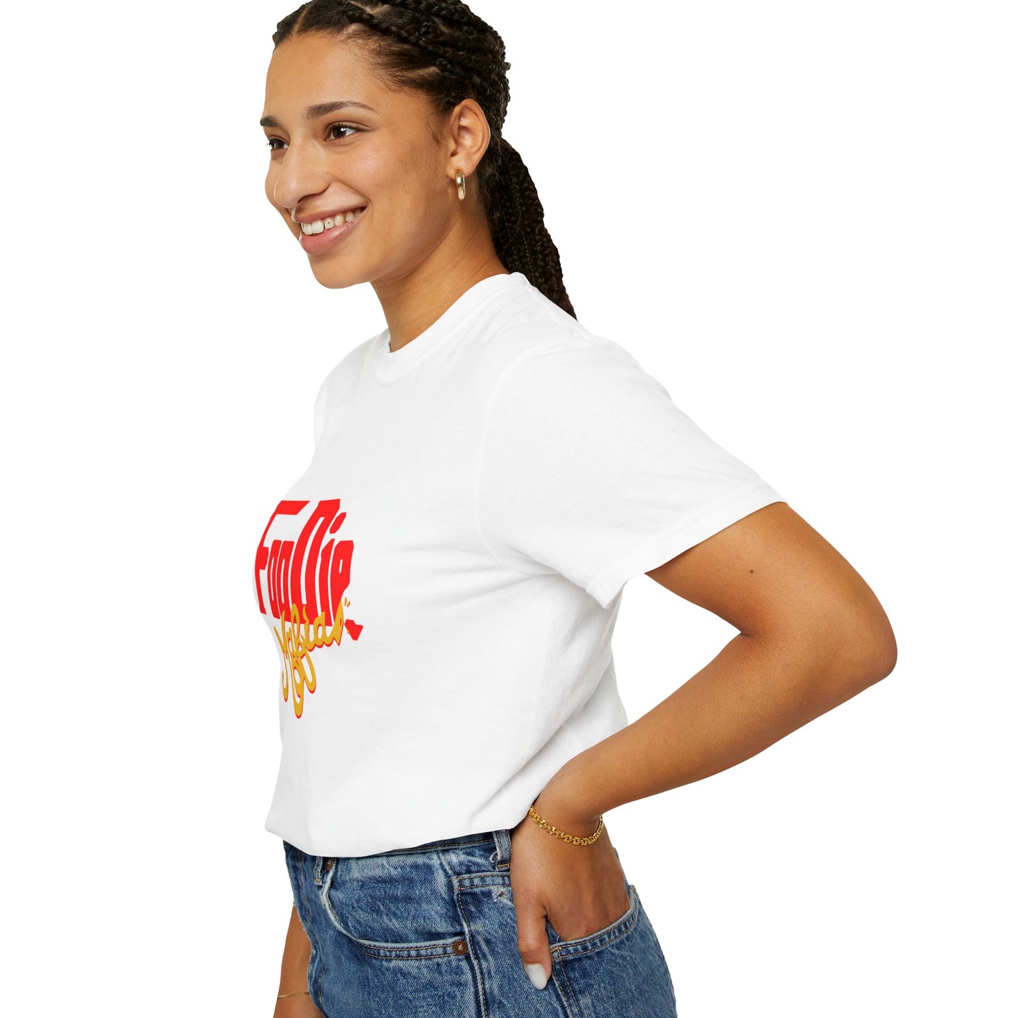 L.O.E.F Red Foodie Mafia Unisex Tee Shirt (Gold)