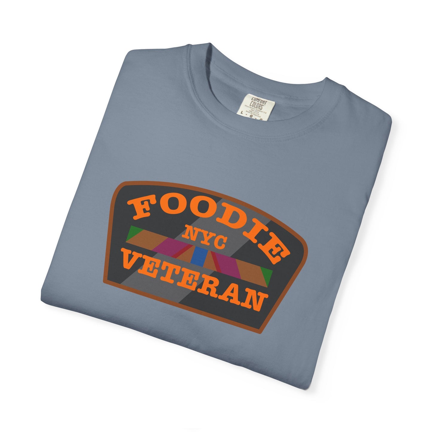 L.O.E.F Foodie Veteran NYC Unisex Tee Shirt (Orange)