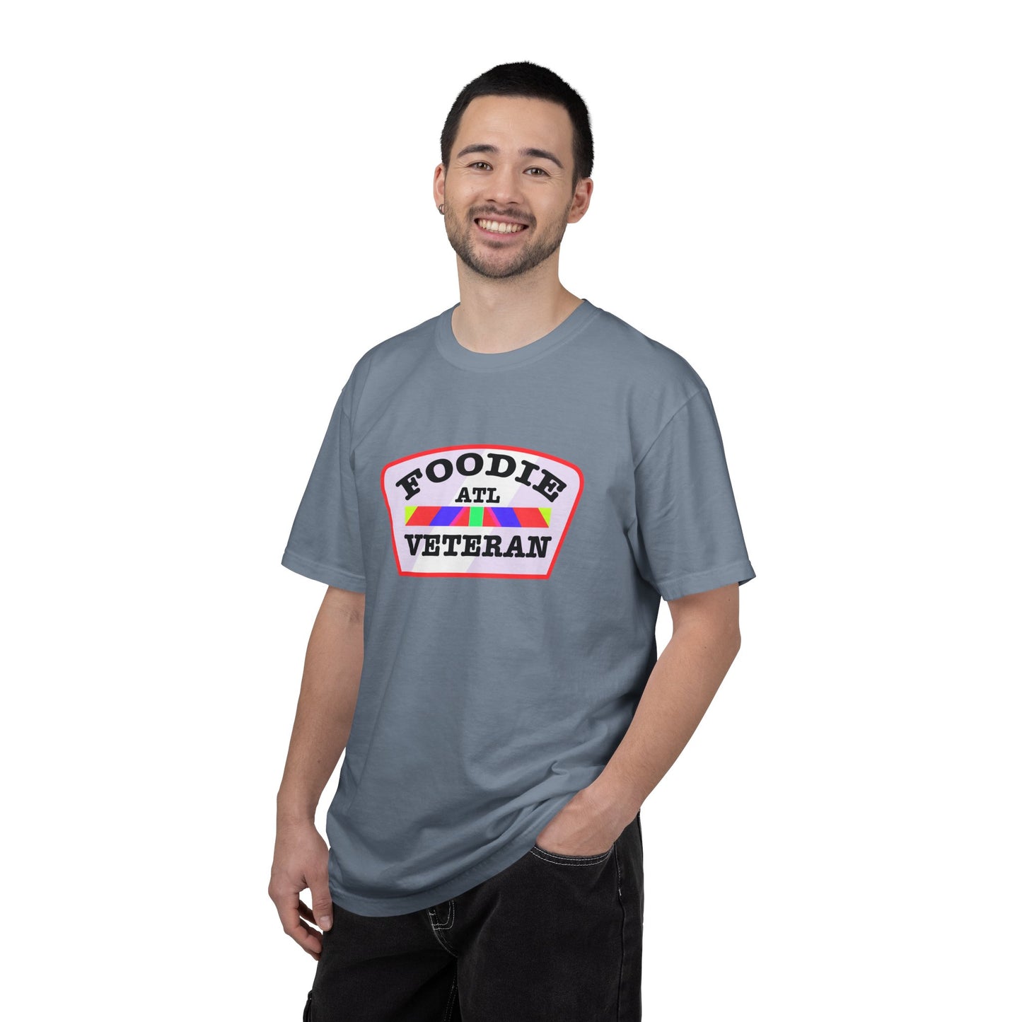 L.O.E.F Foodie Veteran ATL Unisex Tee Shirt (Soft Pink)