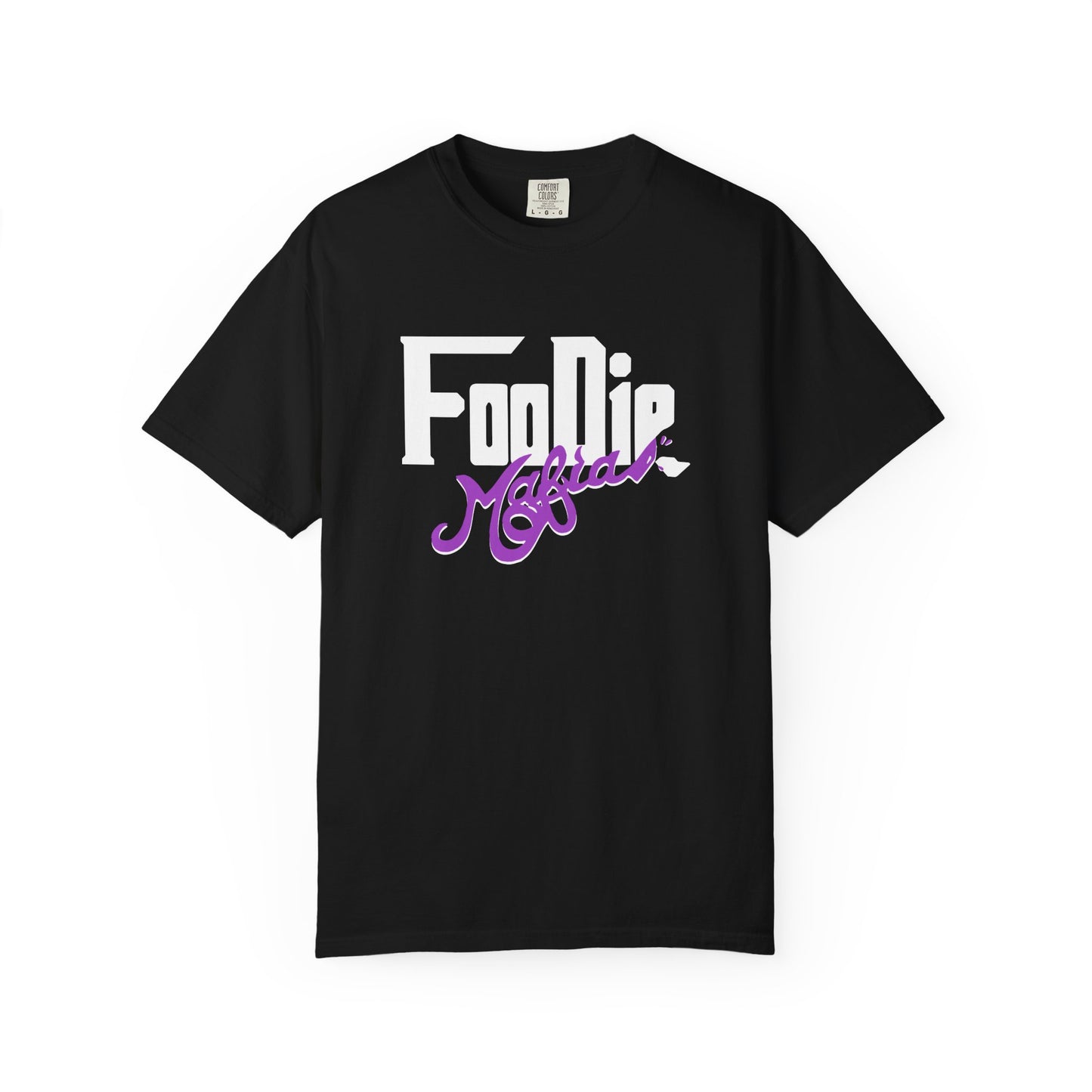 L.O.E.F Foodie Mafia Unisex Tee Shirt  (Purple)