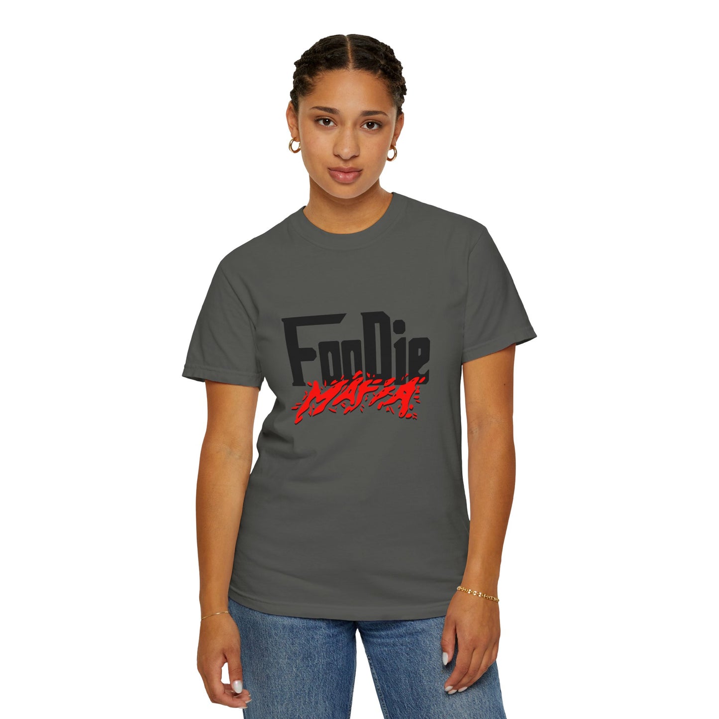 L.O.E.F Foodie Mafia Unisex Tee Shirt (Red)