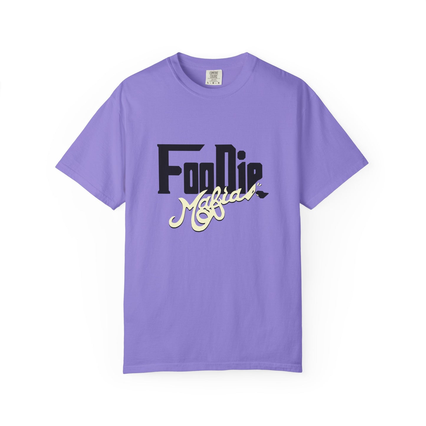 L.O.E.F Foodie Mafia Unisex Tee shirt (Cream)