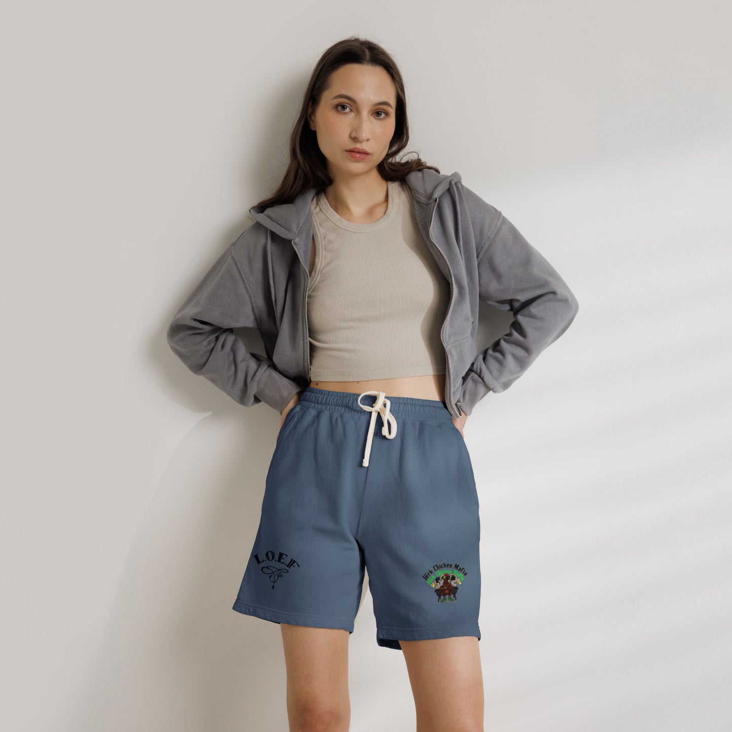 L.O.E.F Jerk Chicken Mafia Sweat Shorts