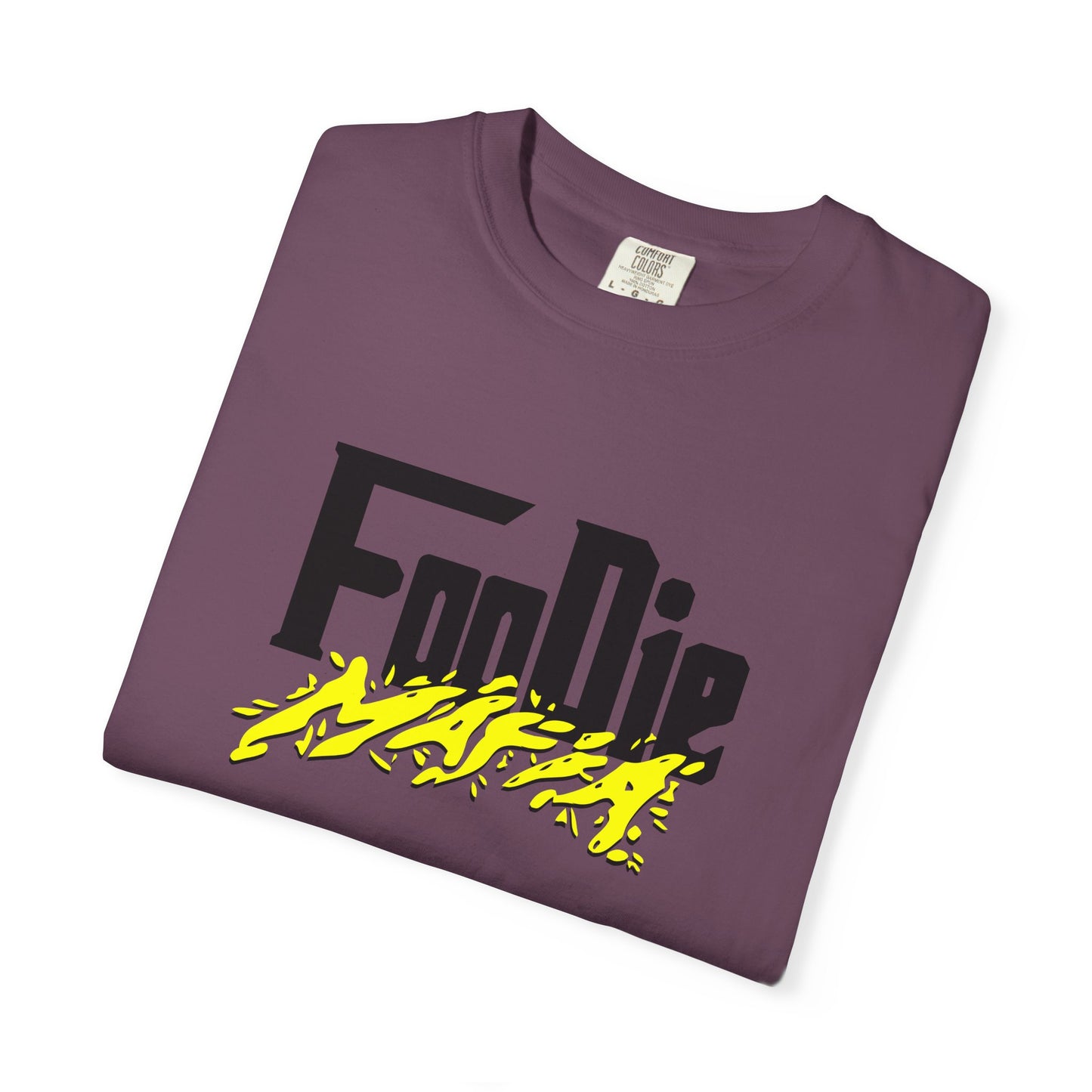 L.O.E.F Foodie Mafia Unisex Tee Shirt (Bright Yellow)