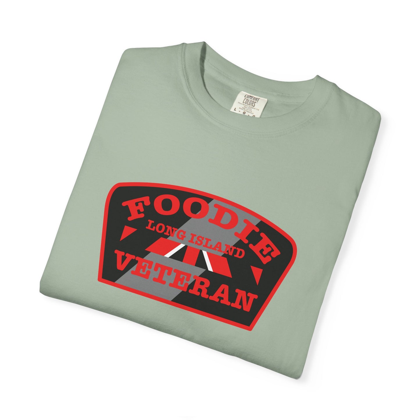 L.O.E.F Foodie Veteran Long Island Unisex Tee Shirt (Red)