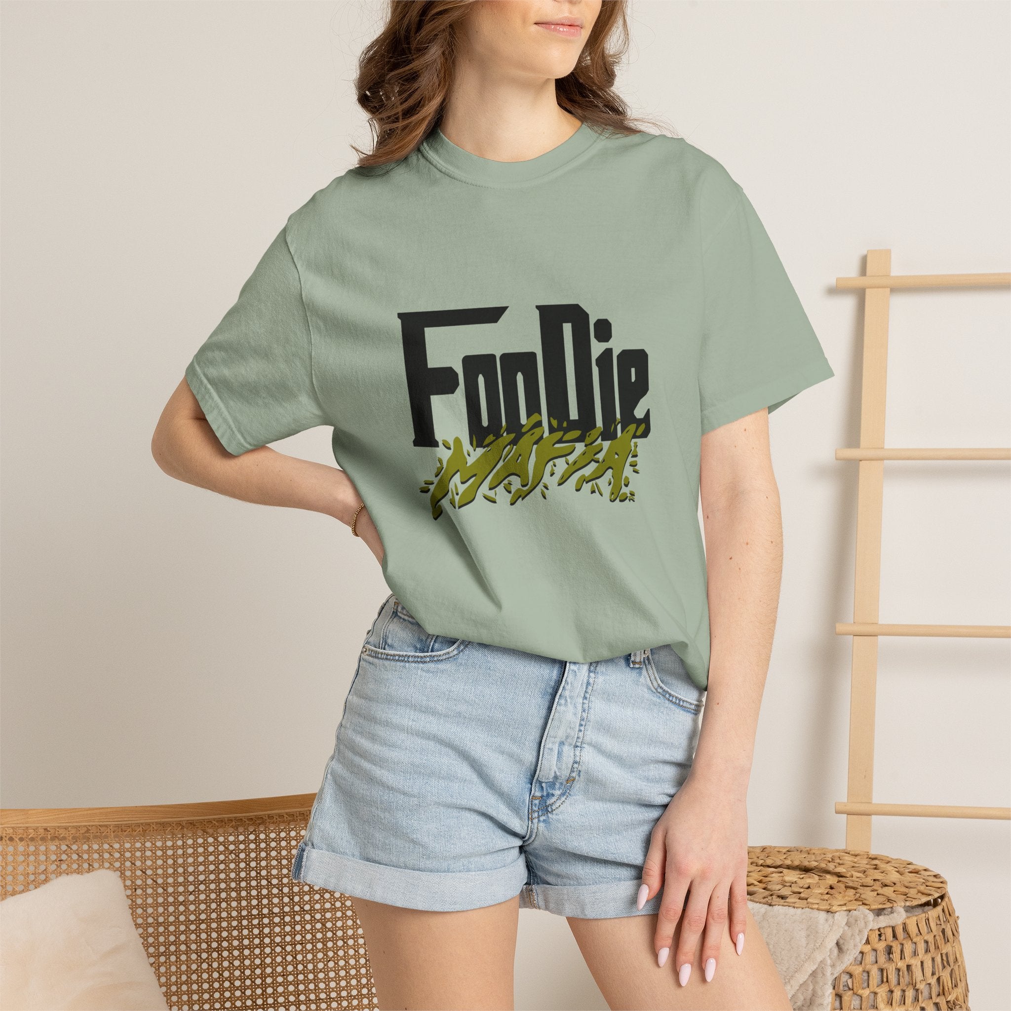 L.O.E.F Foodie Mafia Tee Shirt (Olive Green)