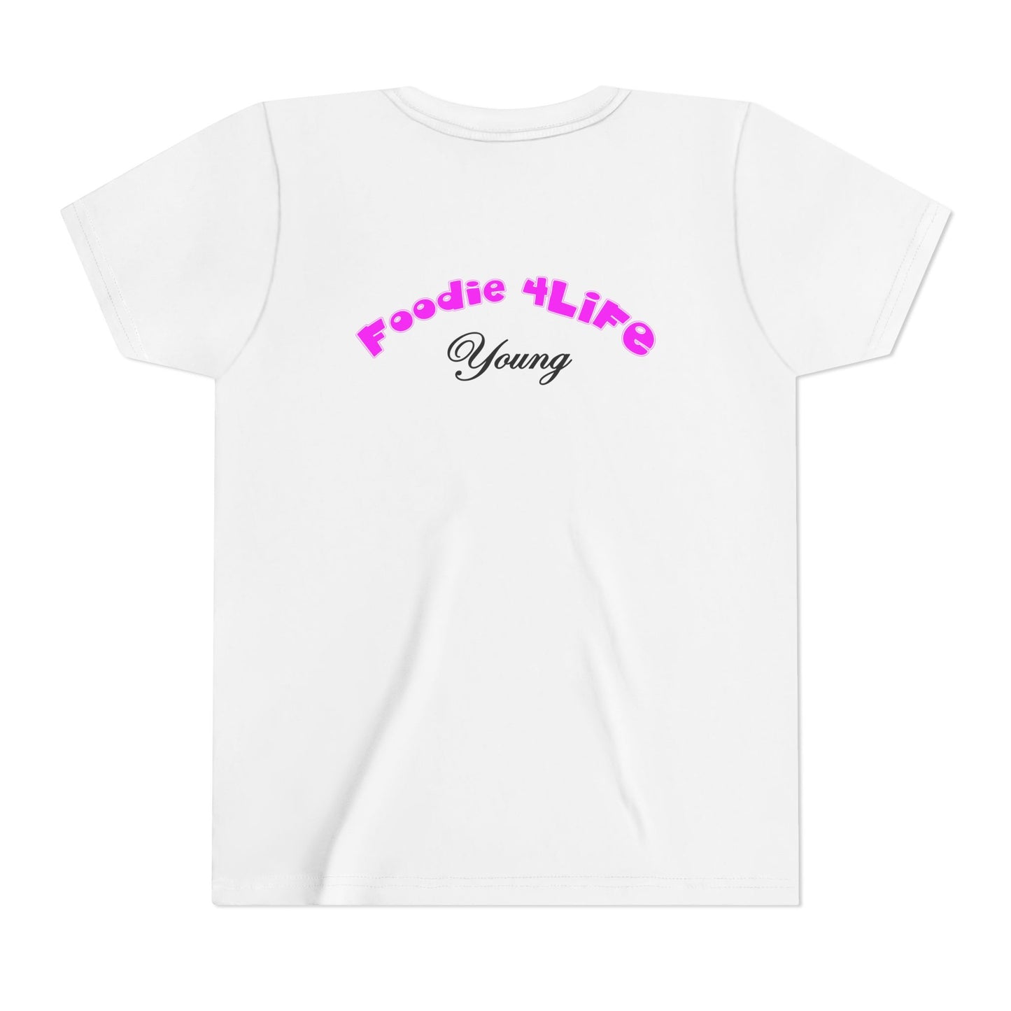 L.O.E.F Foodie 4Life Young Short Sleeve Tee (Fuchsia)