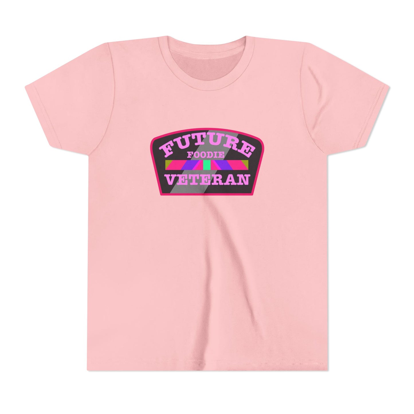 L.O.E.F Future Foodie Veteran Kids Tee Shirt (Pink)