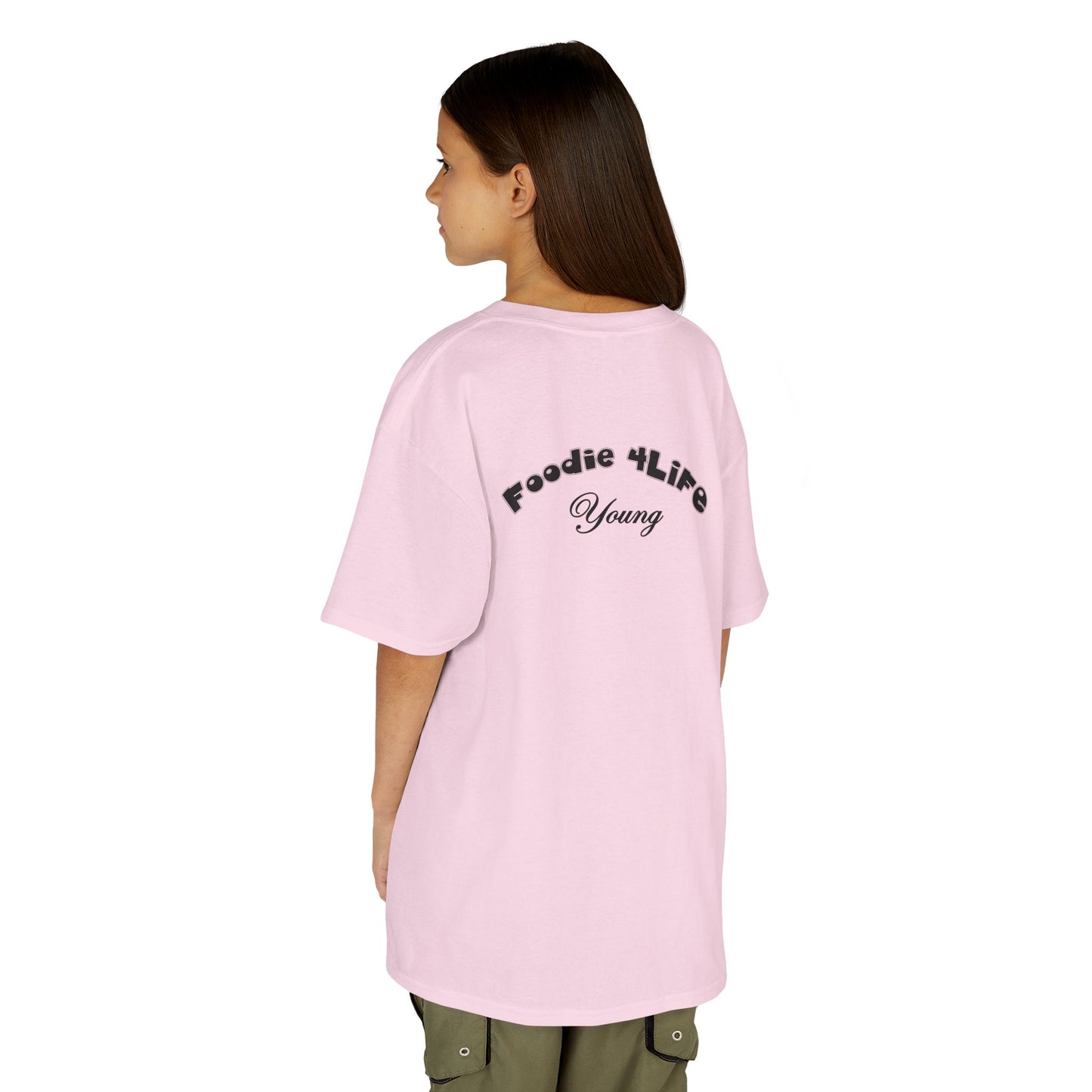 L.O.E.F Foodie 4Life Young Tee Shirt  (Black)
