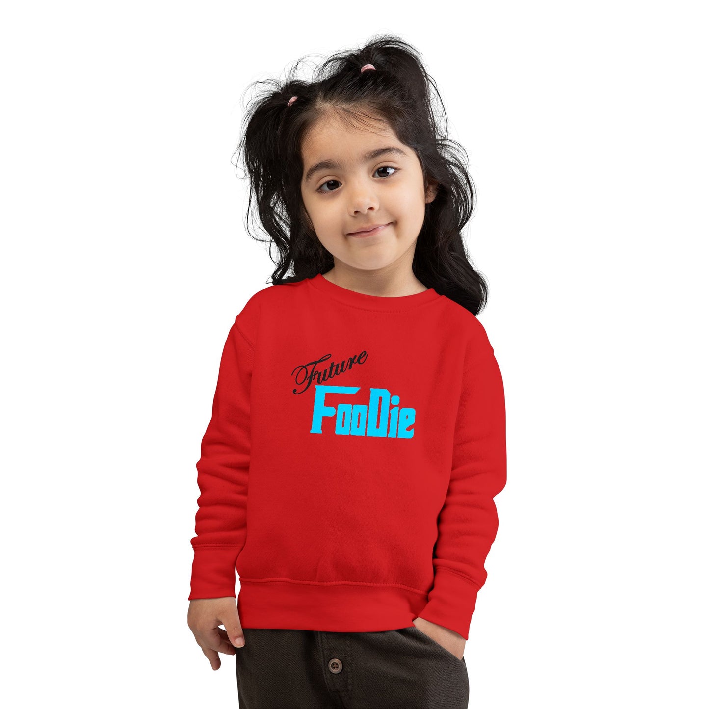 L.O.E.F Future Foodie Toddler Sweatshirt (Neon Blue)