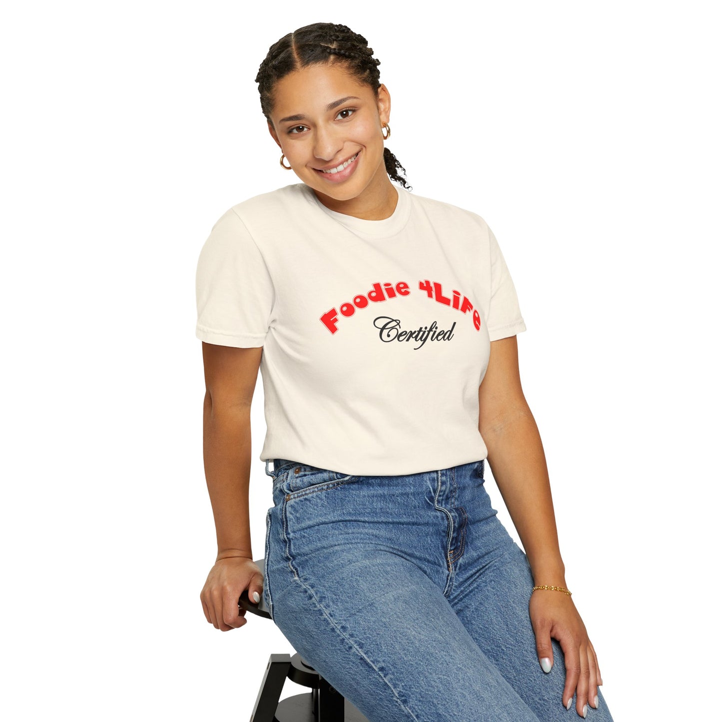 L.O.E.F Foodie 4Life Certified Unisex Tee Shirt (Fiery Red)