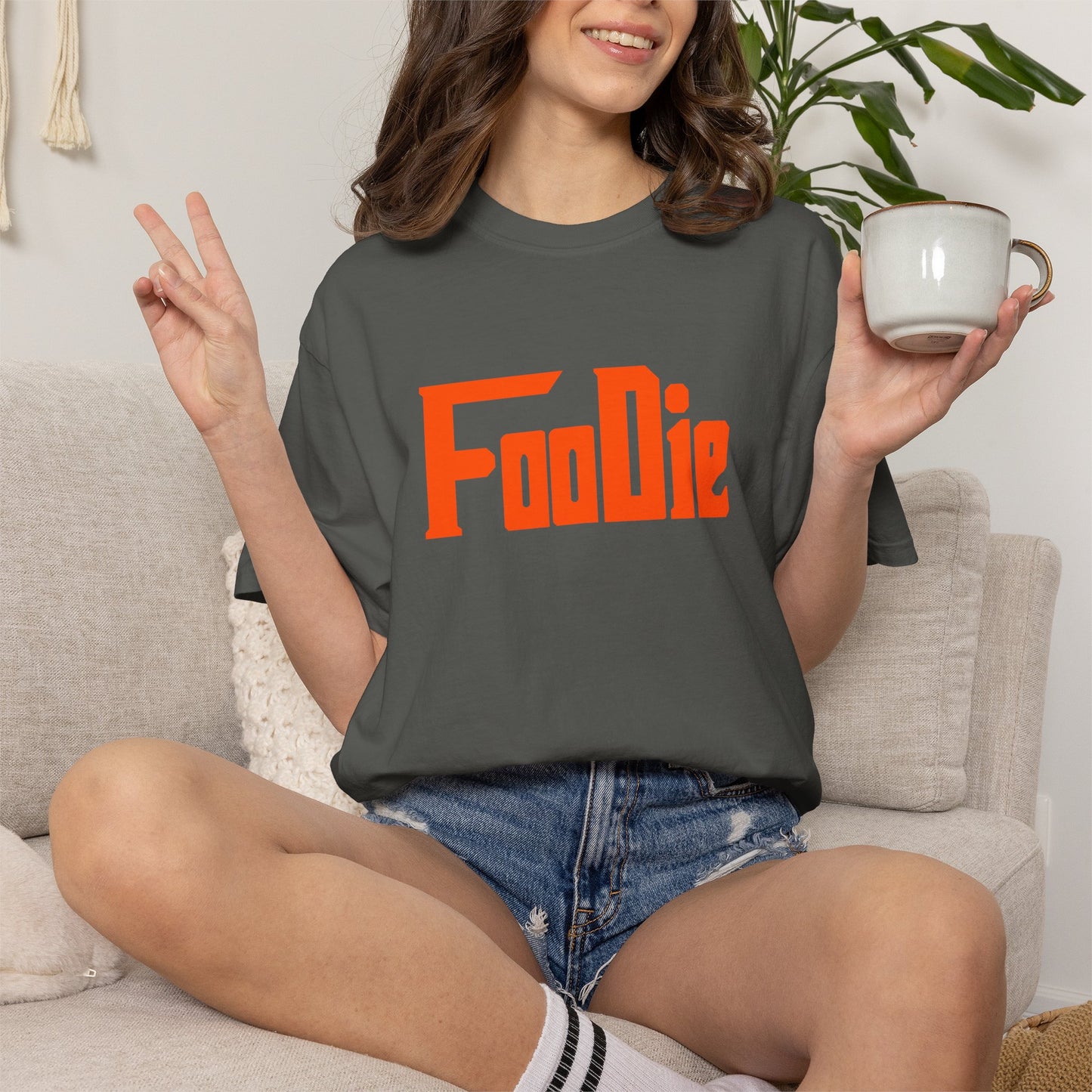 L.O.E.F Foodie Unisex Tee Shirt (Orange)
