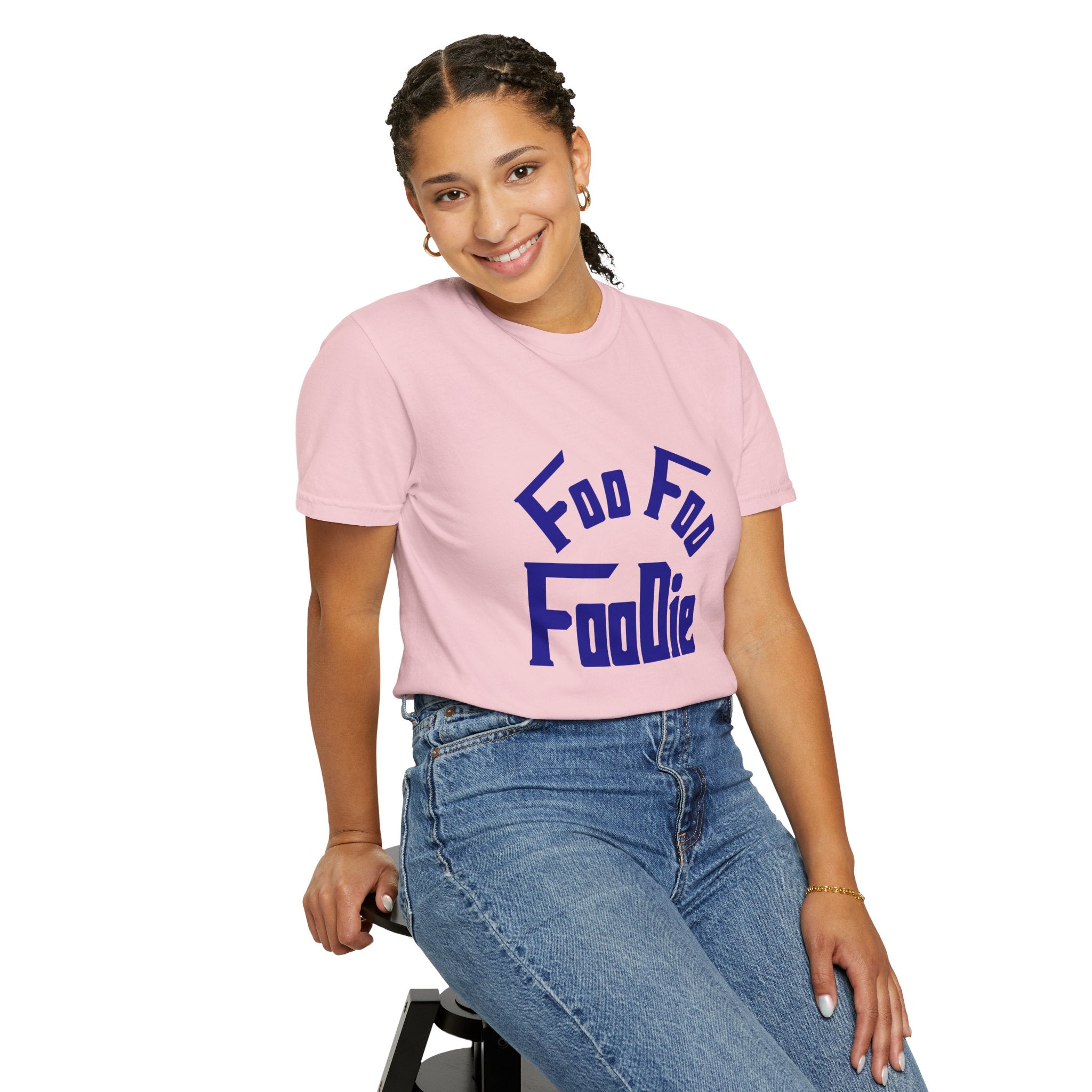 L.O.E.F FOO FOO FOODIE Unisex Tee shirt(Dark Blue)