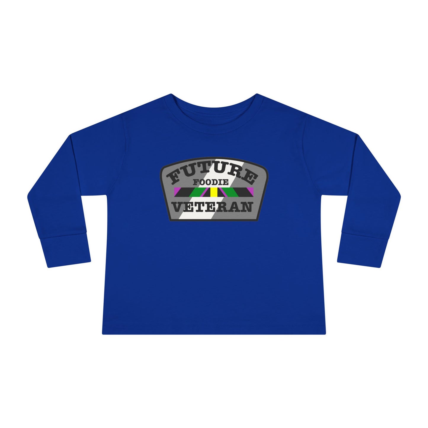 L.O.E.F Future Foodie Veteran Toddler Long Sleeve Tee (Gray)
