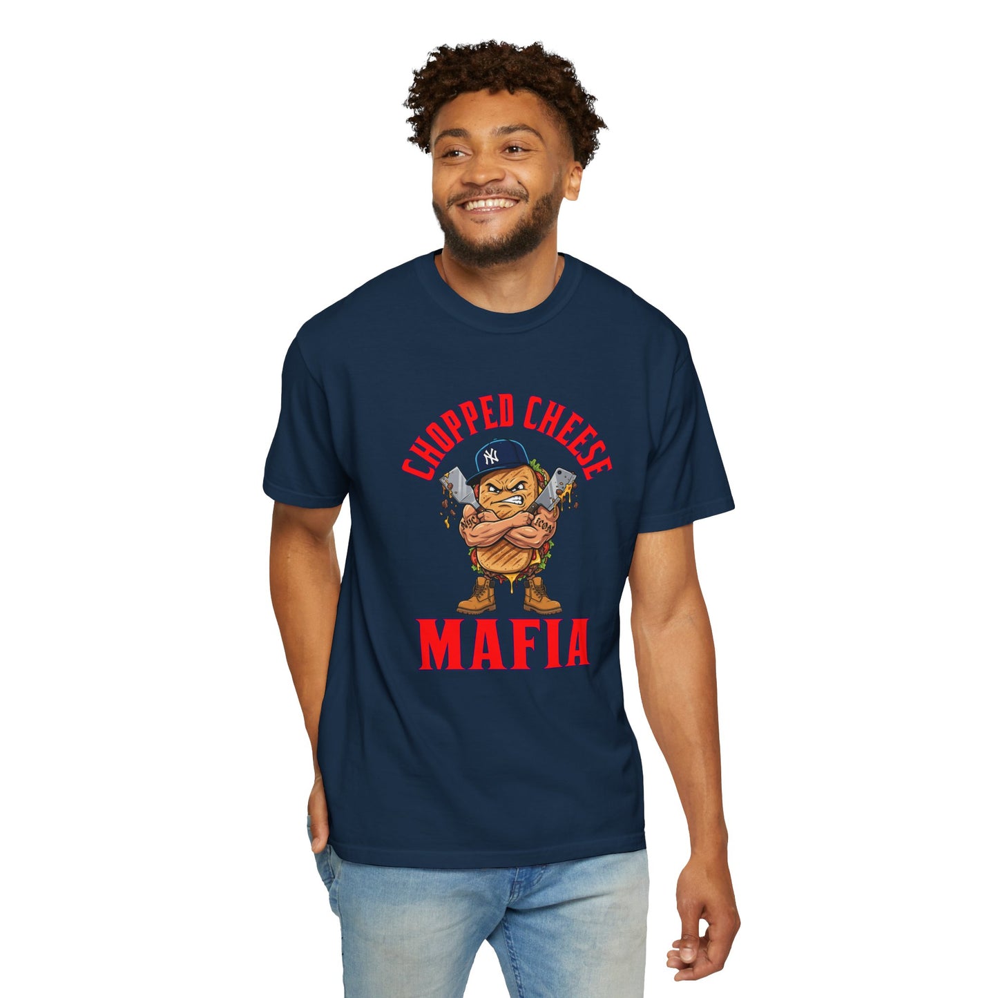 L.O.E.F Mafia Chopped Cheese Unisex Tee Shirt (Red)