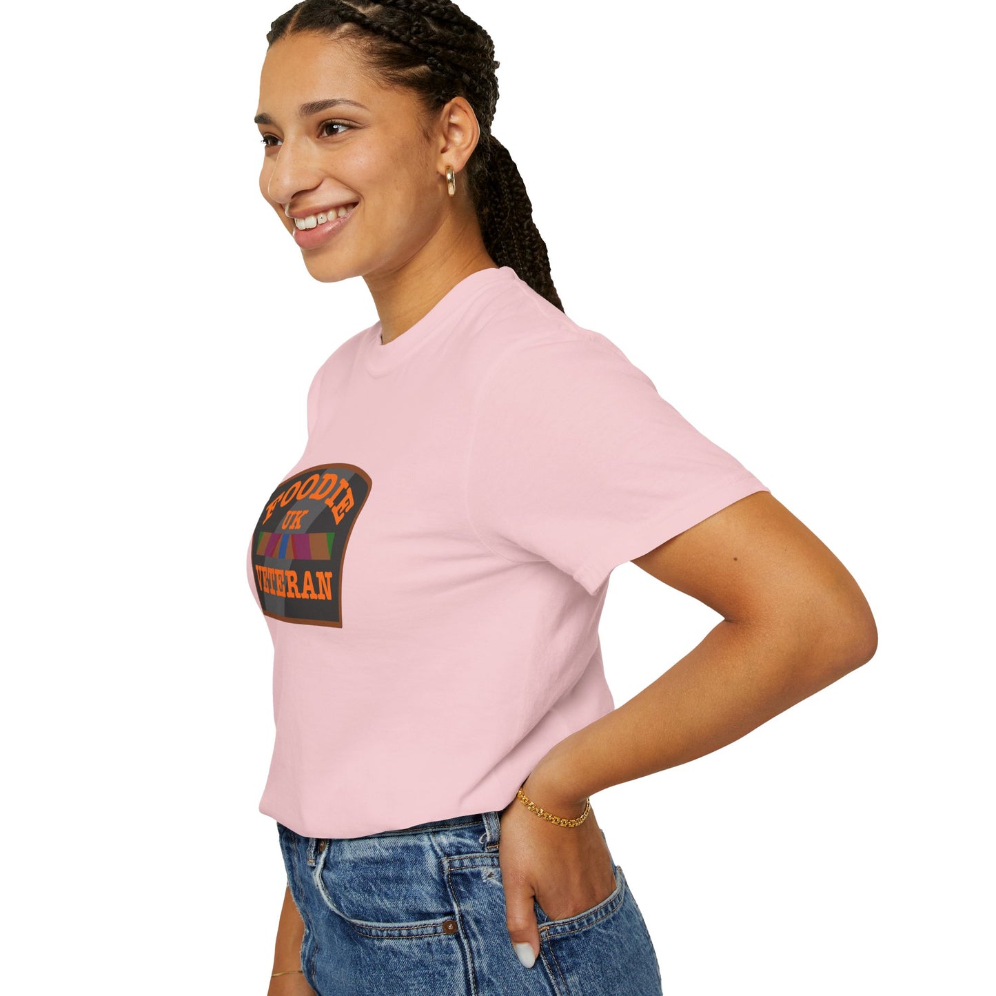 L.O.E.F Foodie Veteran UK Unisex Tee Shirt (Orange)