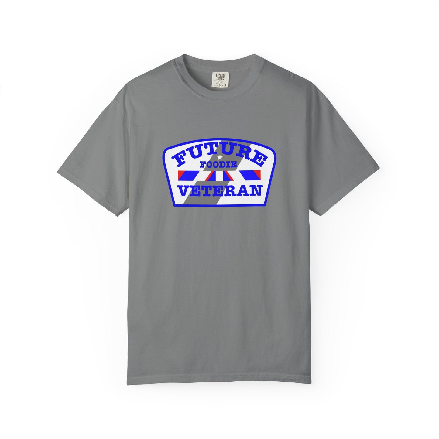L.O.E.F Future Foodie Veteran Unisex Tee Shirt (Blue)