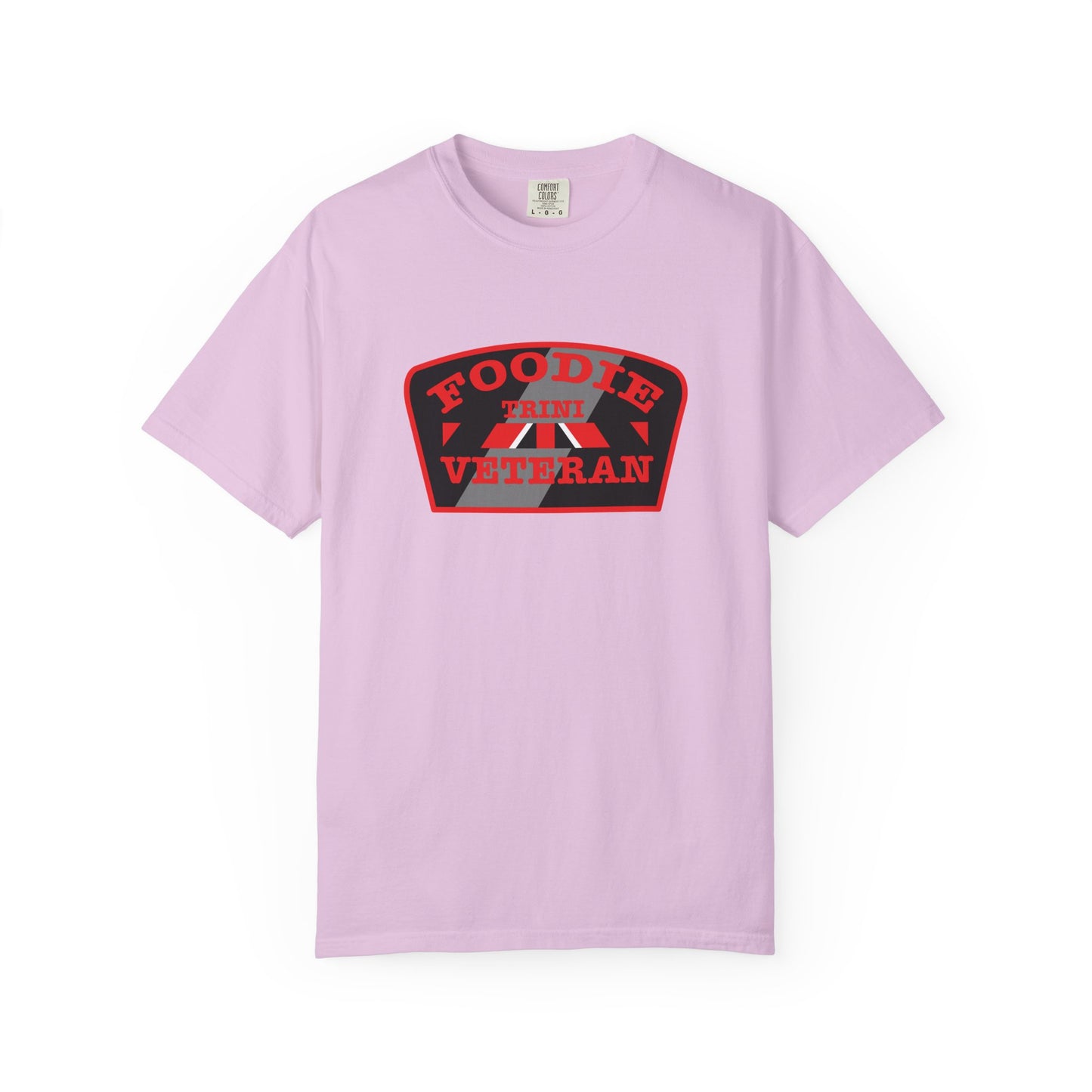 L.O.E.F Foodie Veteran TRINI Unisex Tee Shirt (Red)