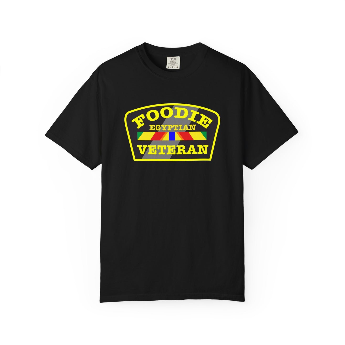 L.O.E.F Foodie Veteran EGYPTIAN Unisex Tee Shirt (Yellow)