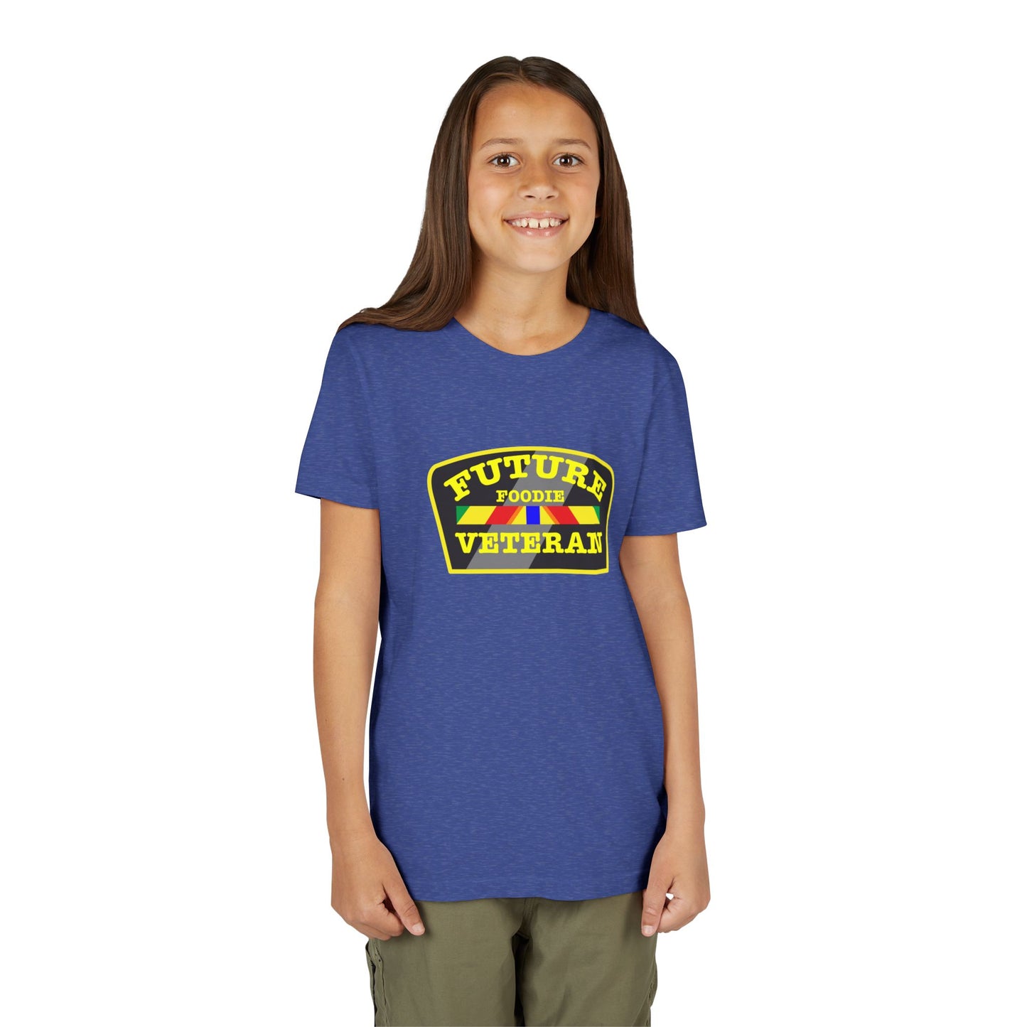L.O.E.F Future Foodie Veteran Kids Tee Shirt (Yellow)